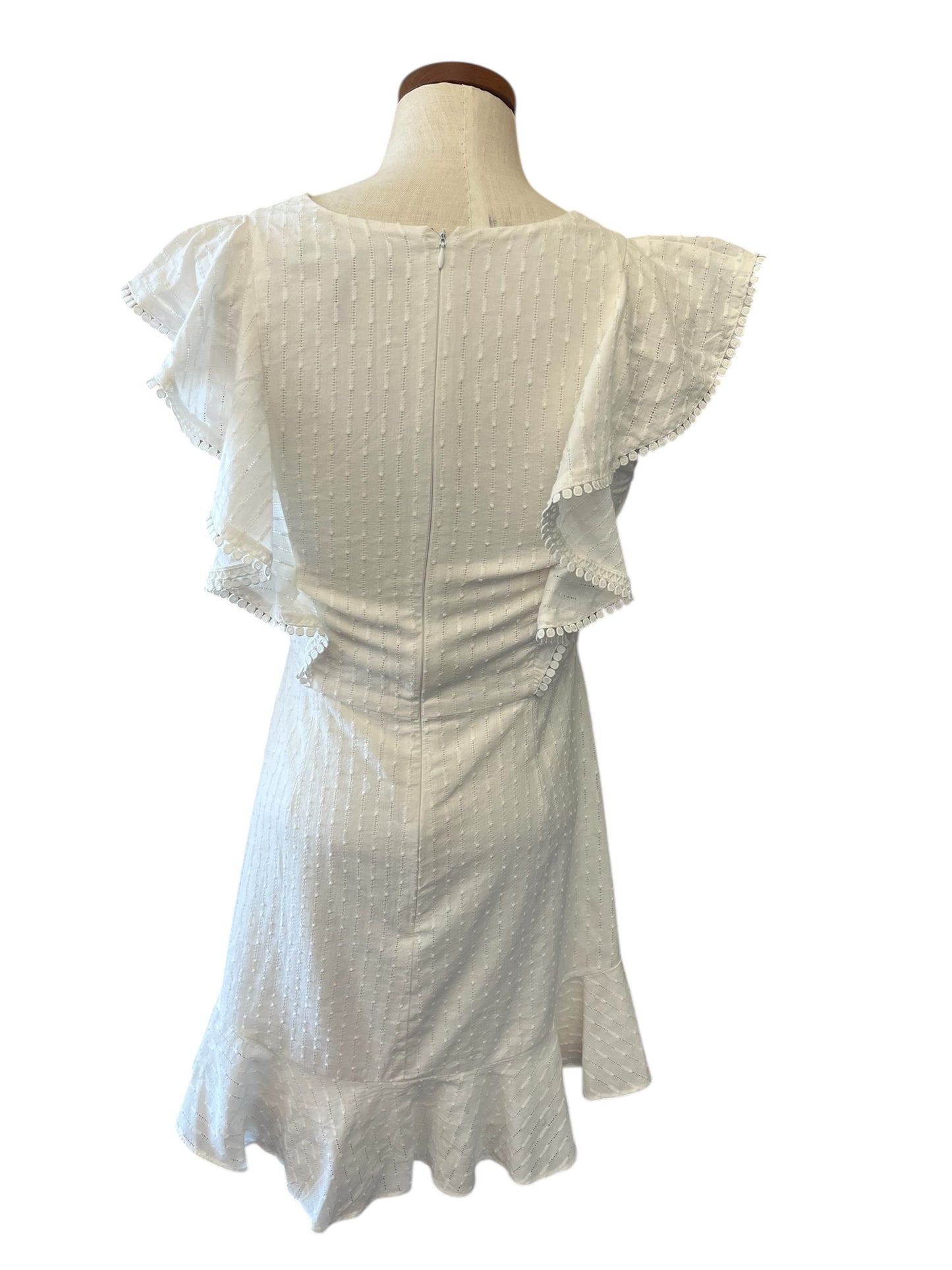 white BCBG dress, small