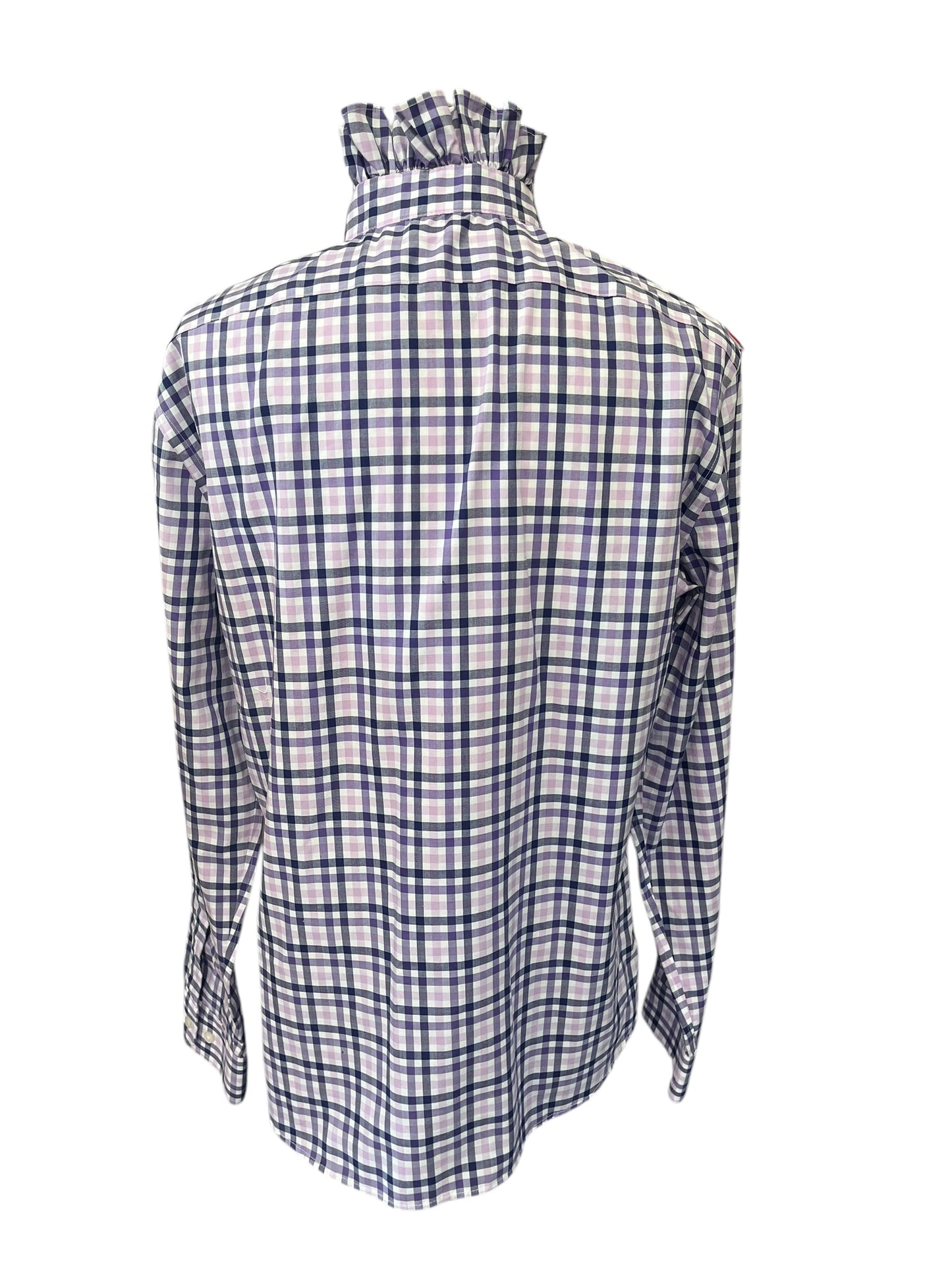 Purple Plaid Kate McHale Jensen womens top, small