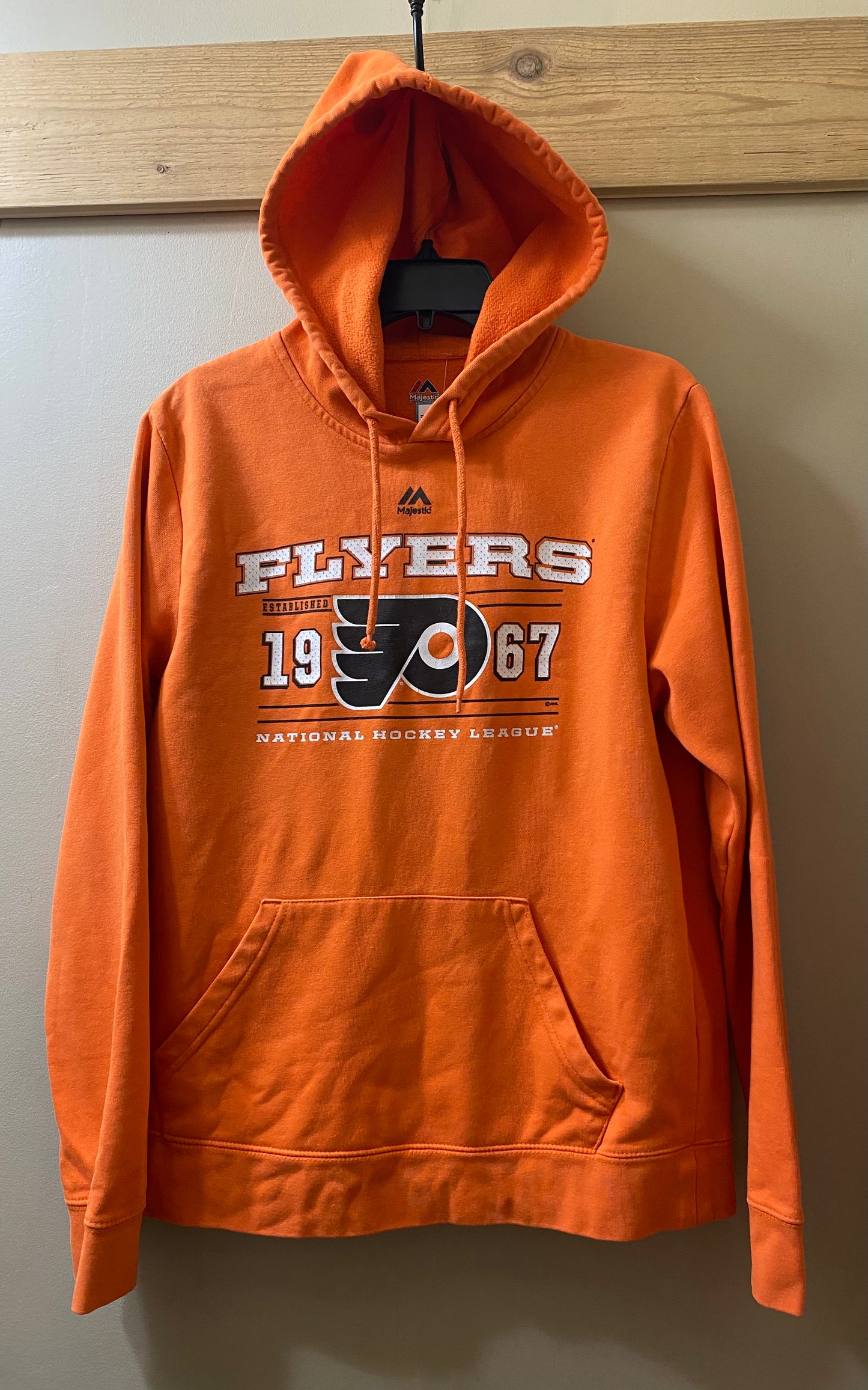 orange Majestic sweatshirt, medium