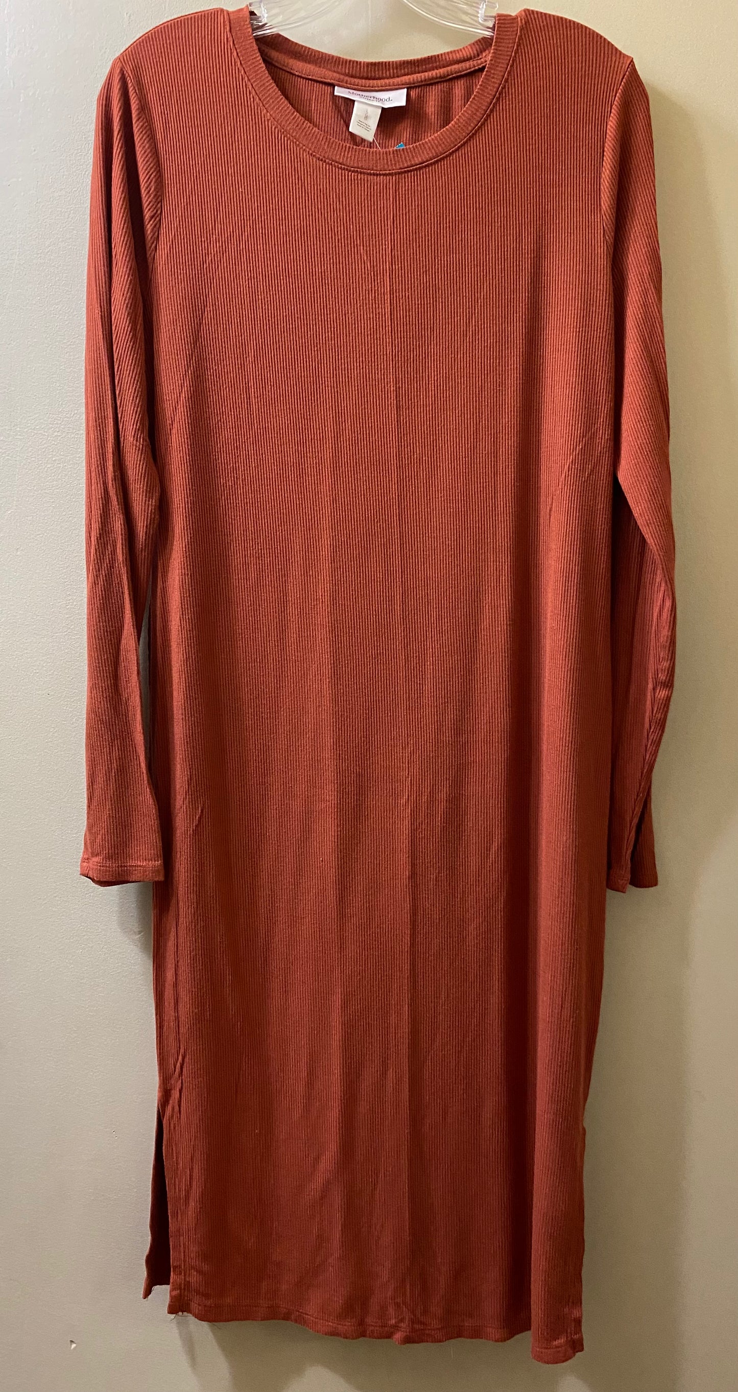 rust Motherhood maternity dress, large