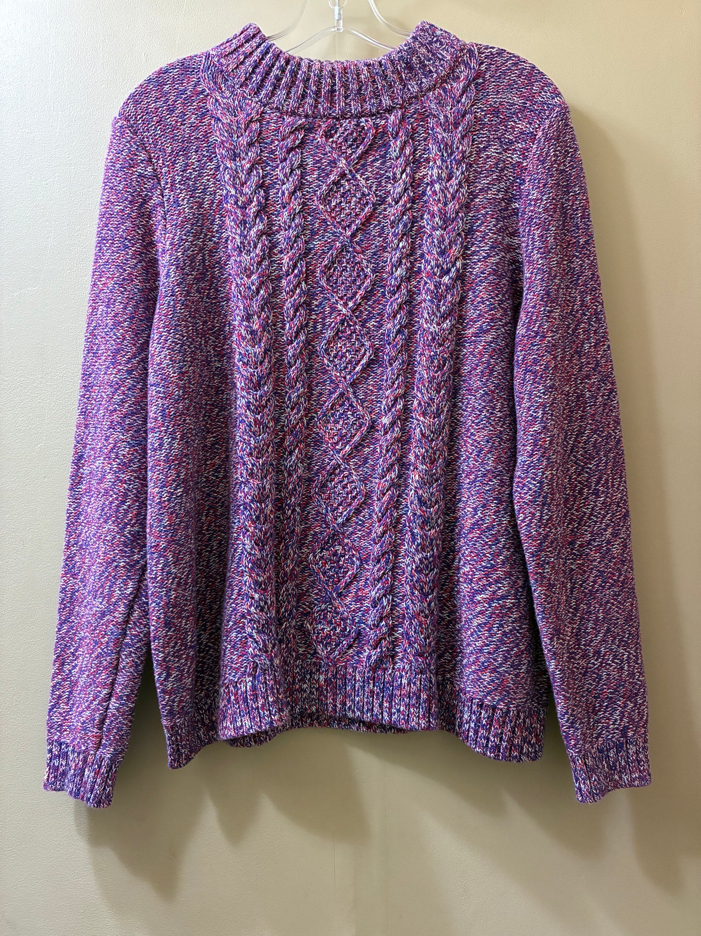 Pink and Purple Land's End womens top, large