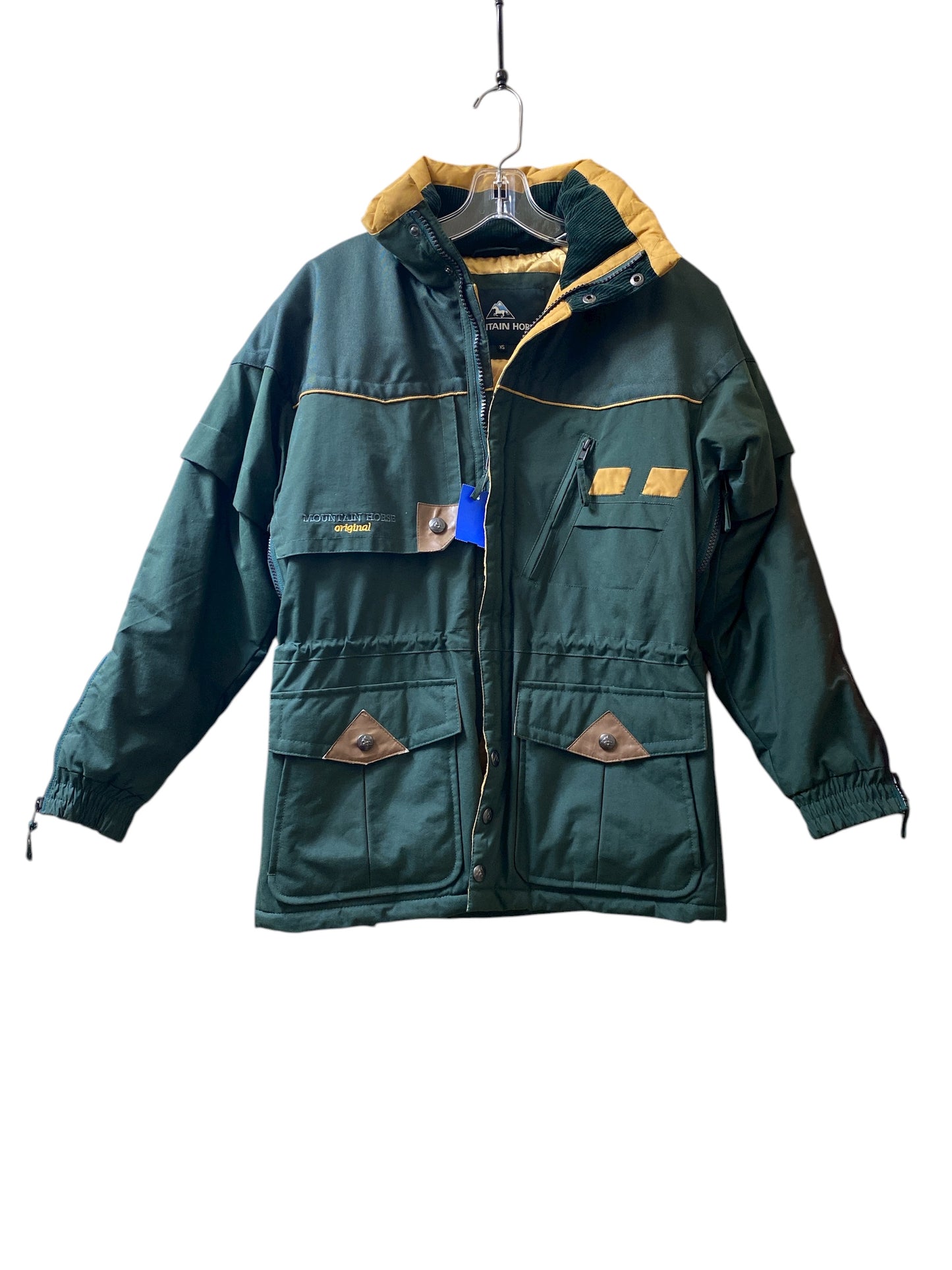 hunter green Mountain Horse Original Coat, xs