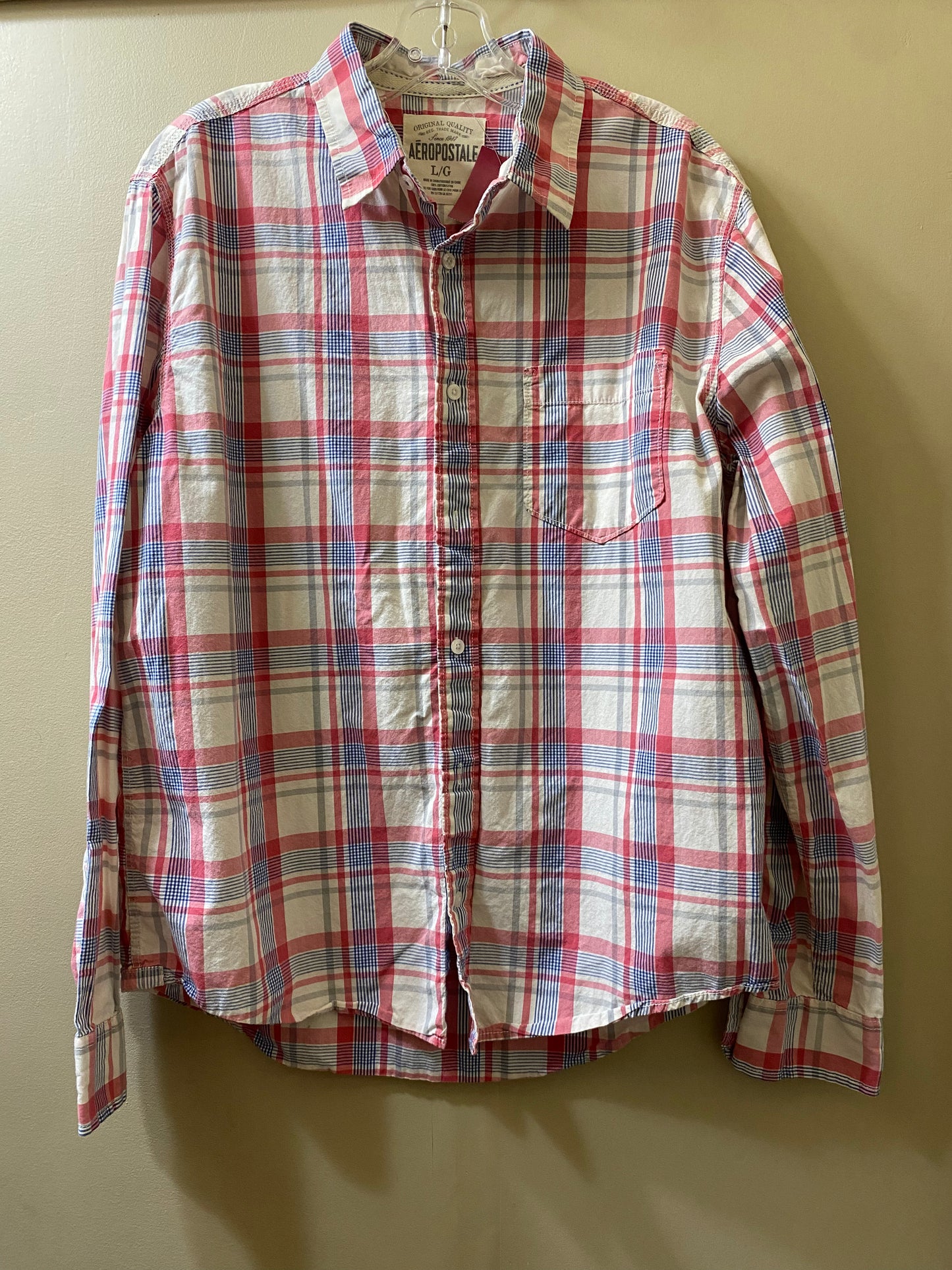 white, red, blue Aeropostale Men's Tops, large