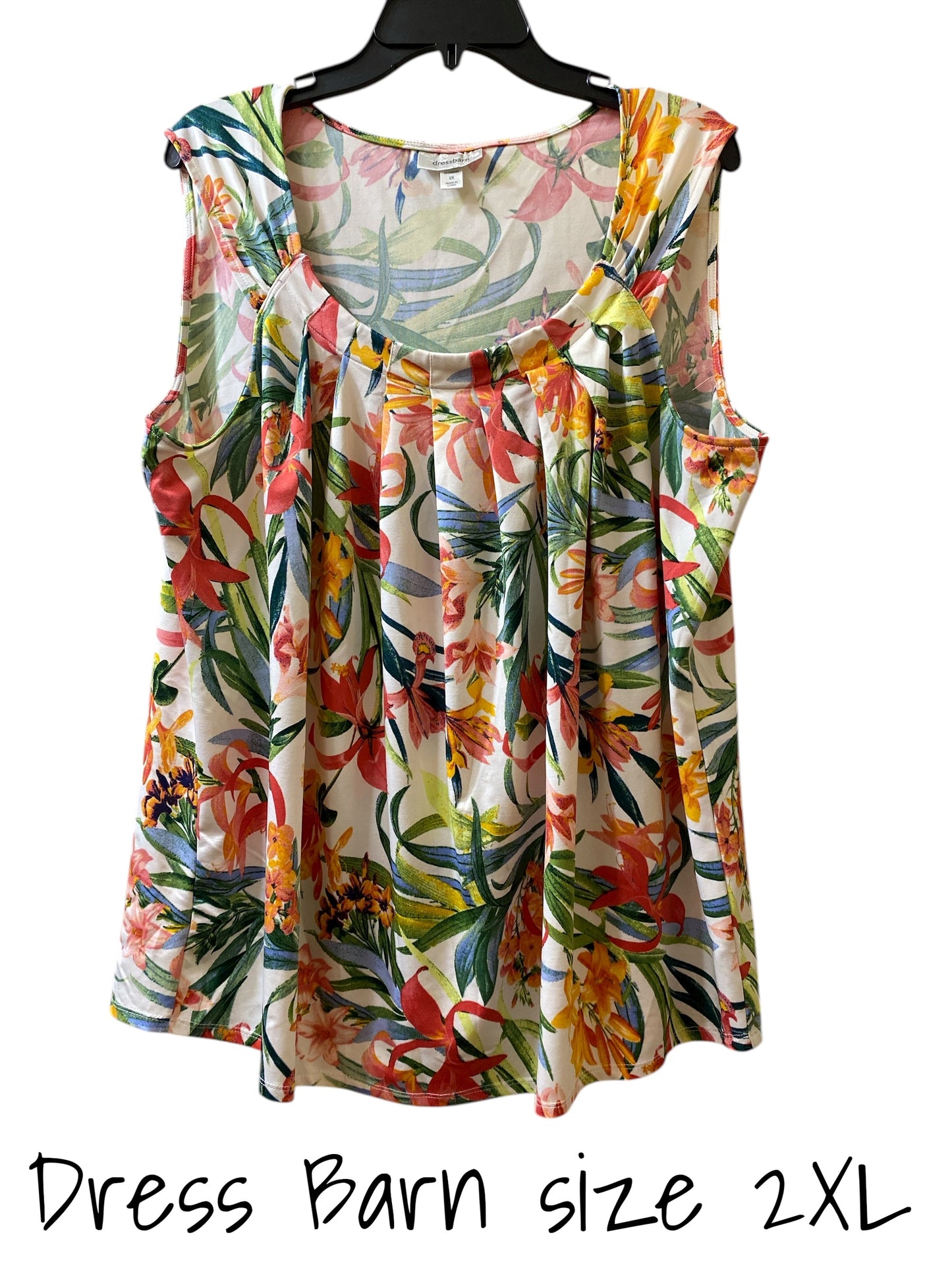 multi Dress Barn womens top, 2XL
