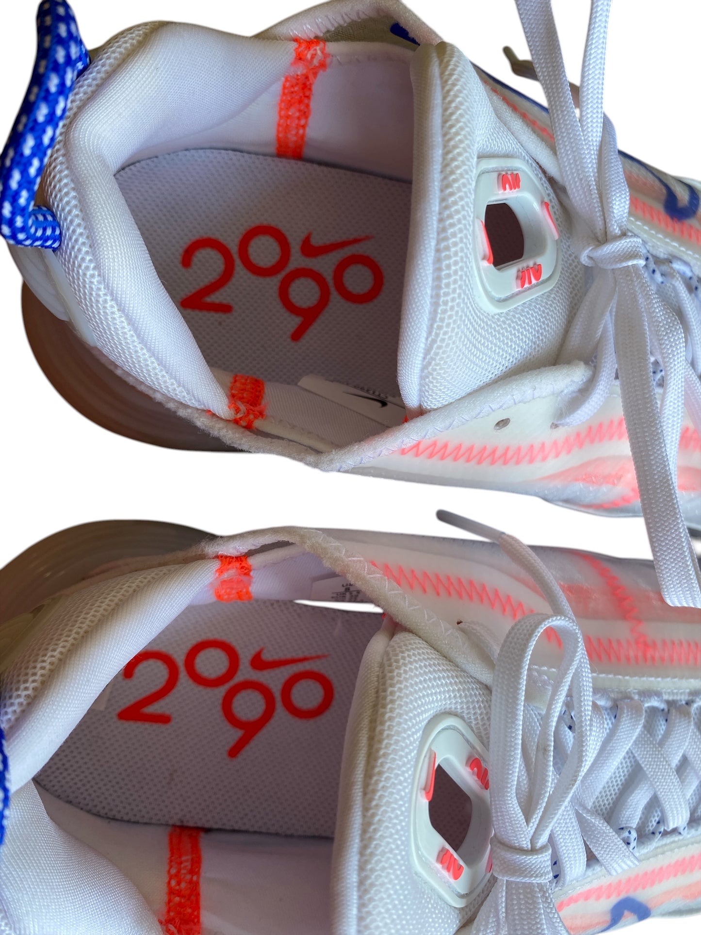 white Nike Air Max womens sneakers, 8