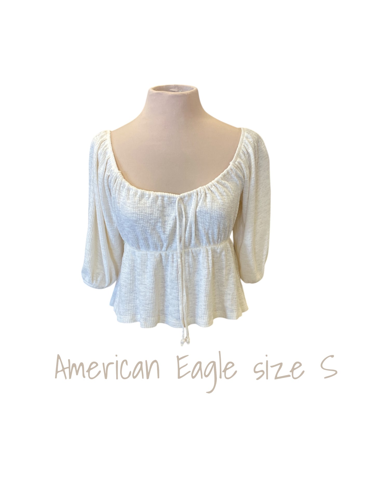 cream American Eagle womens top, small
