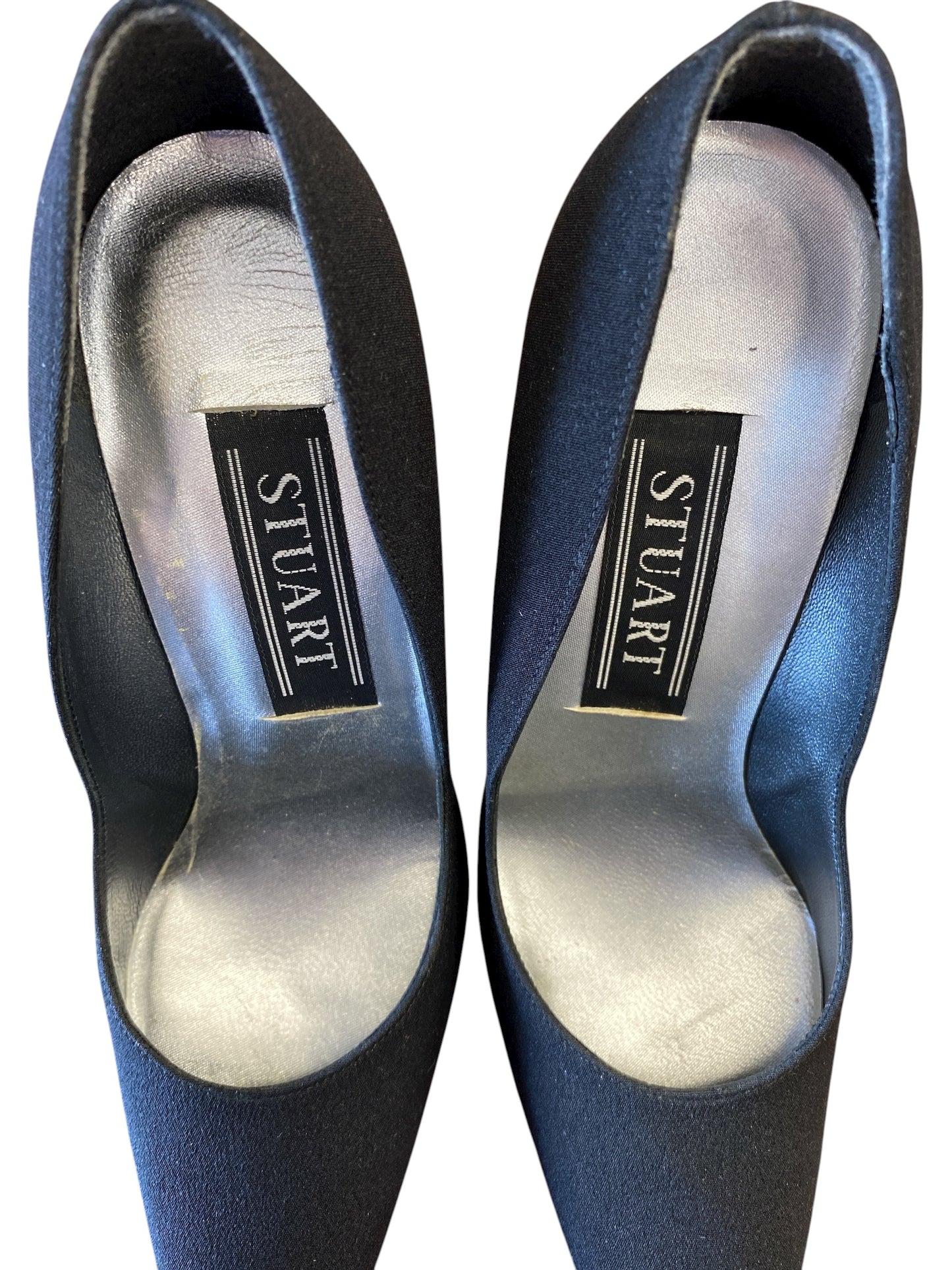 black Stuart Weitzman designer shoes, 5.5
