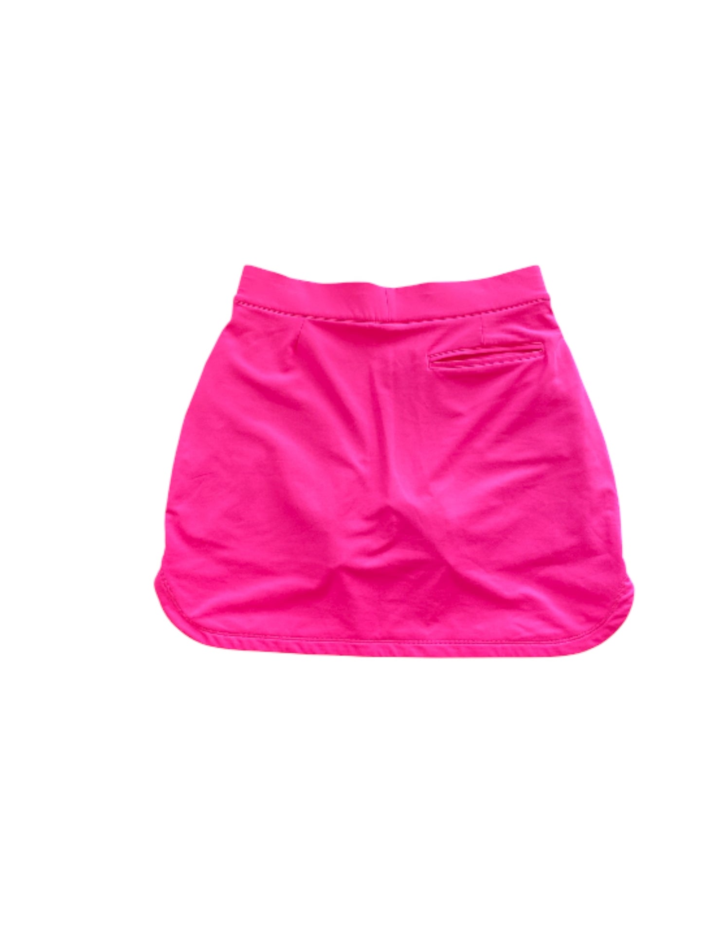 hot pink Peter Millar athletic skort, small