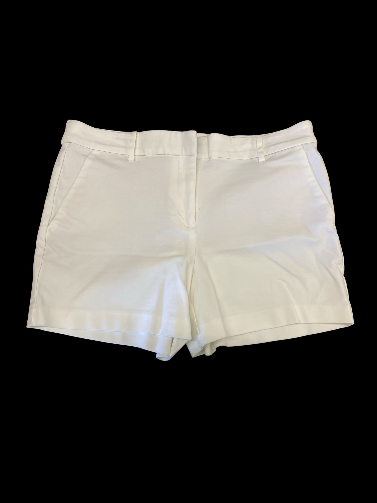 white Loft shorts, 10