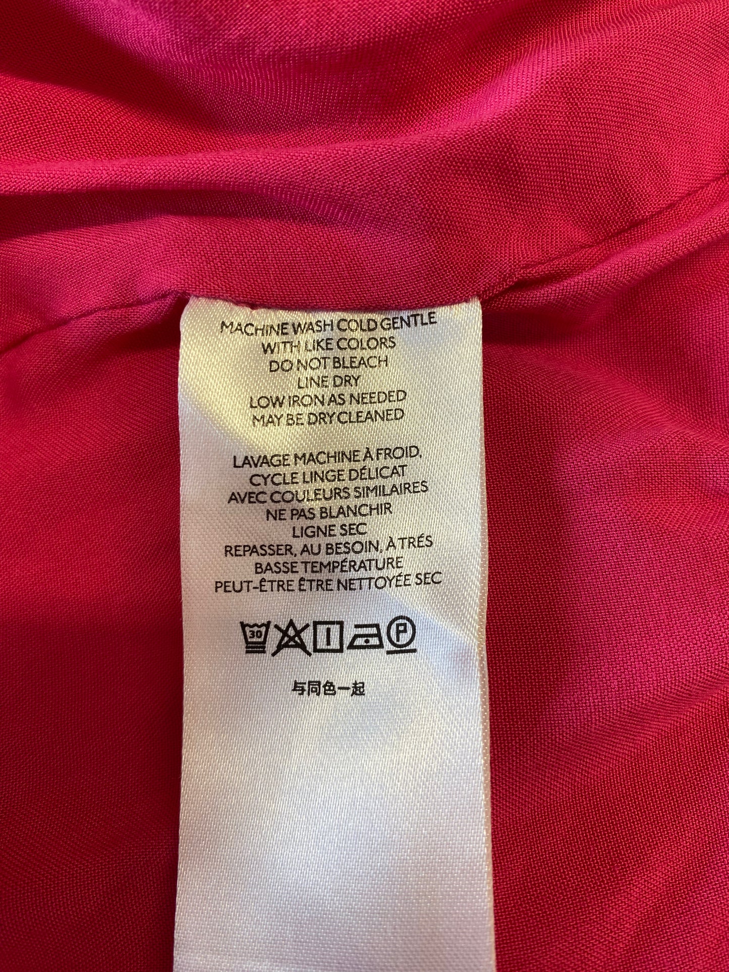 hot pink Maeve by Anthropologie + designer dress, 2XL