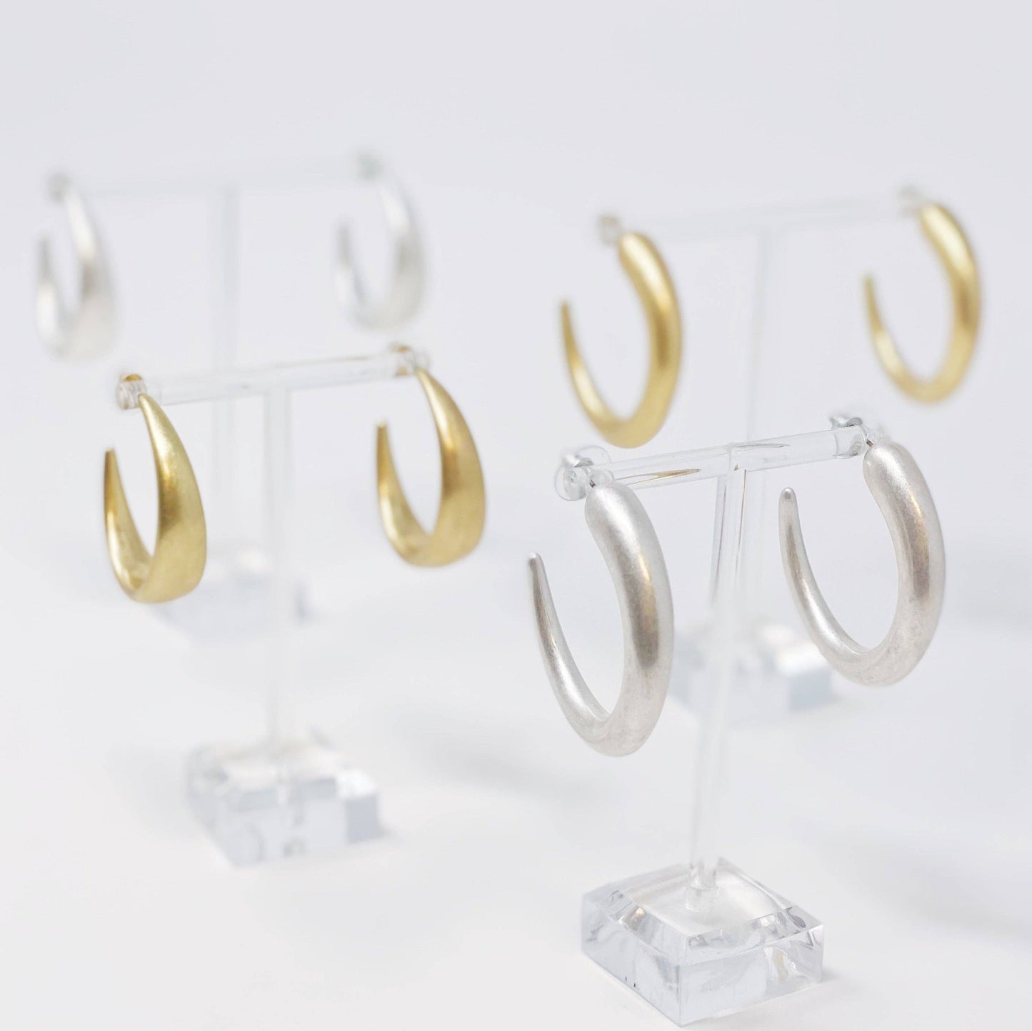 So Smooth Daily Hoop Earrings: Silver