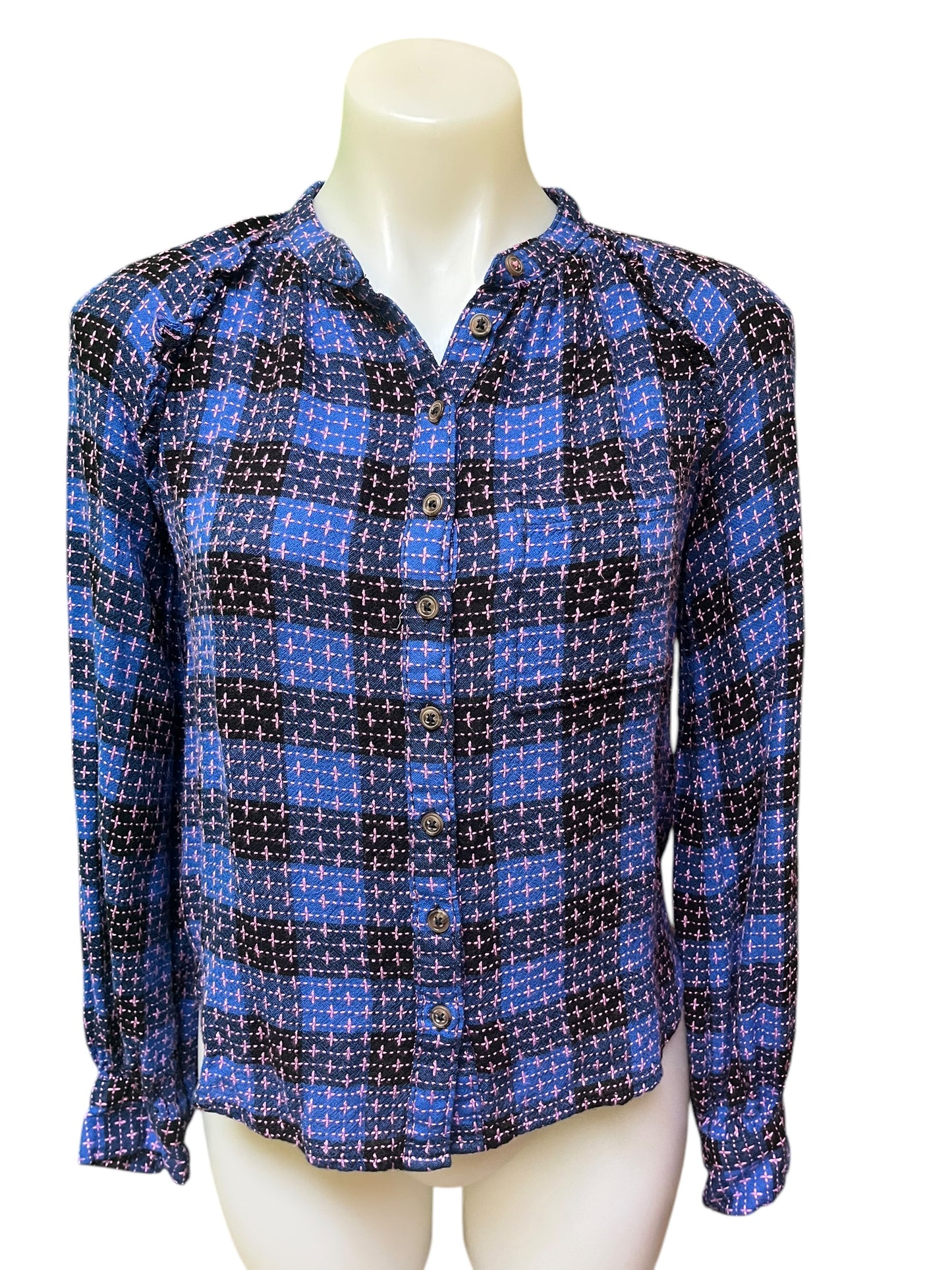 Blue Pilcro womens top, xs
