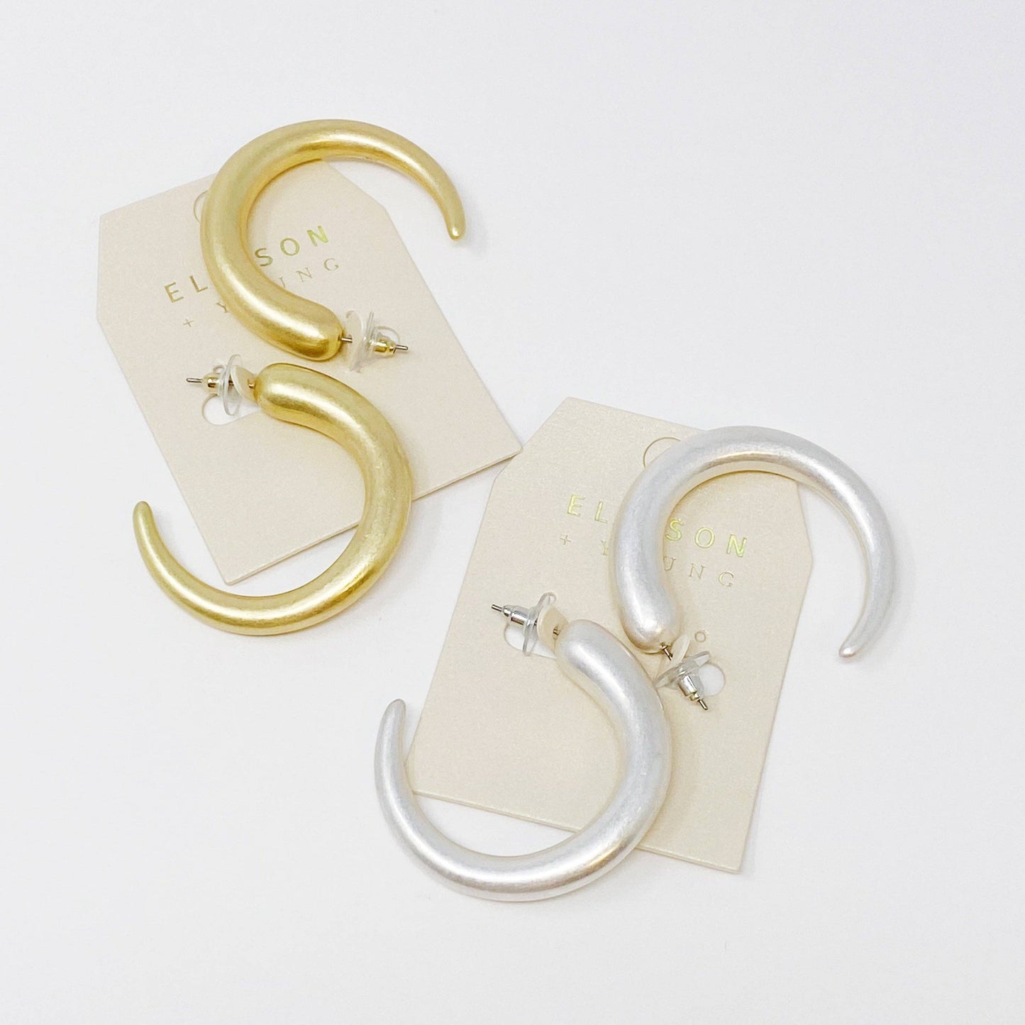 So Smooth Daily Hoop Earrings: Silver