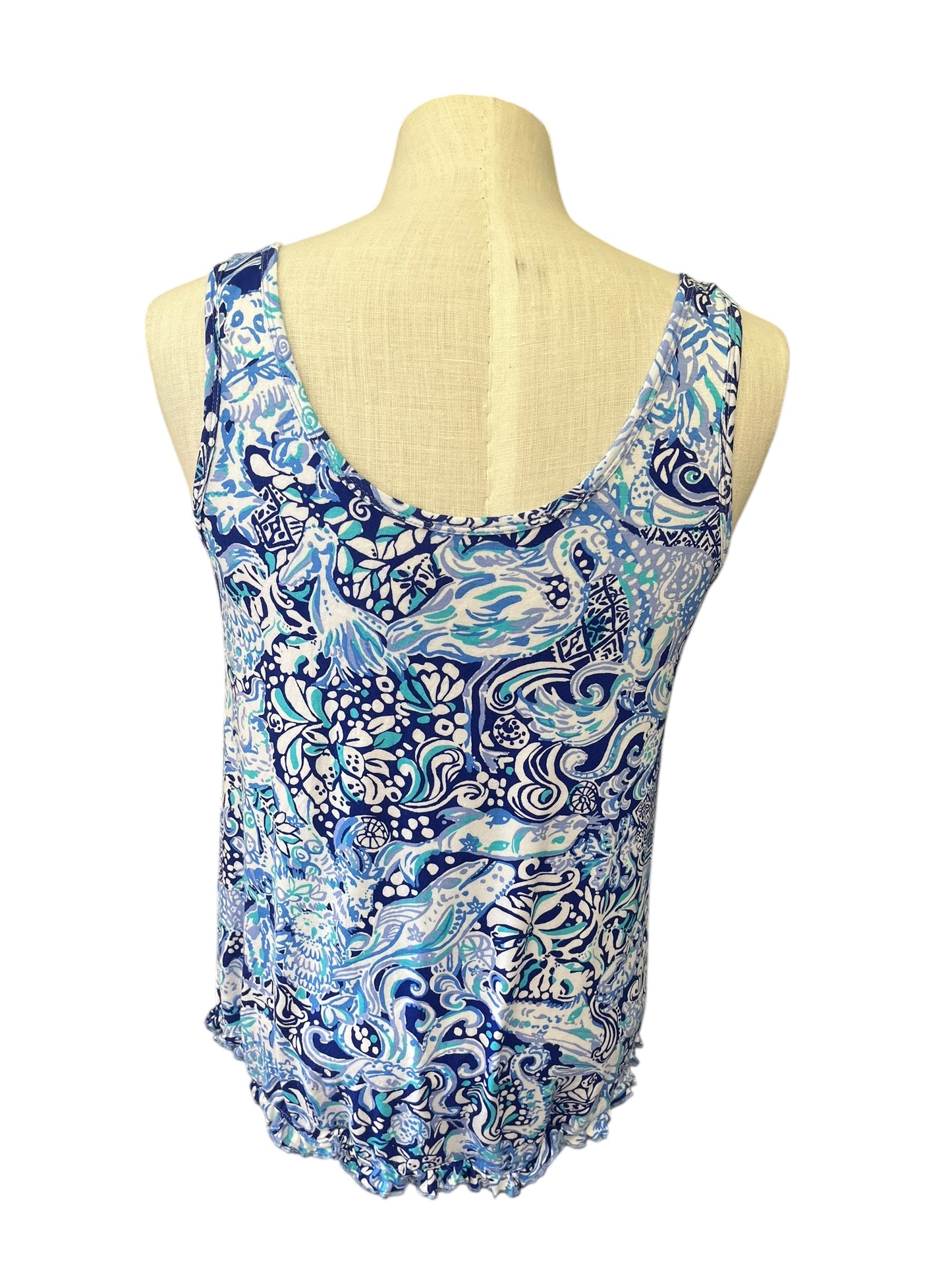 Blue Lily Pulitzer womens top, Medium