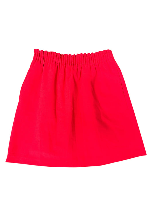 Red J. Crew skirt, 0