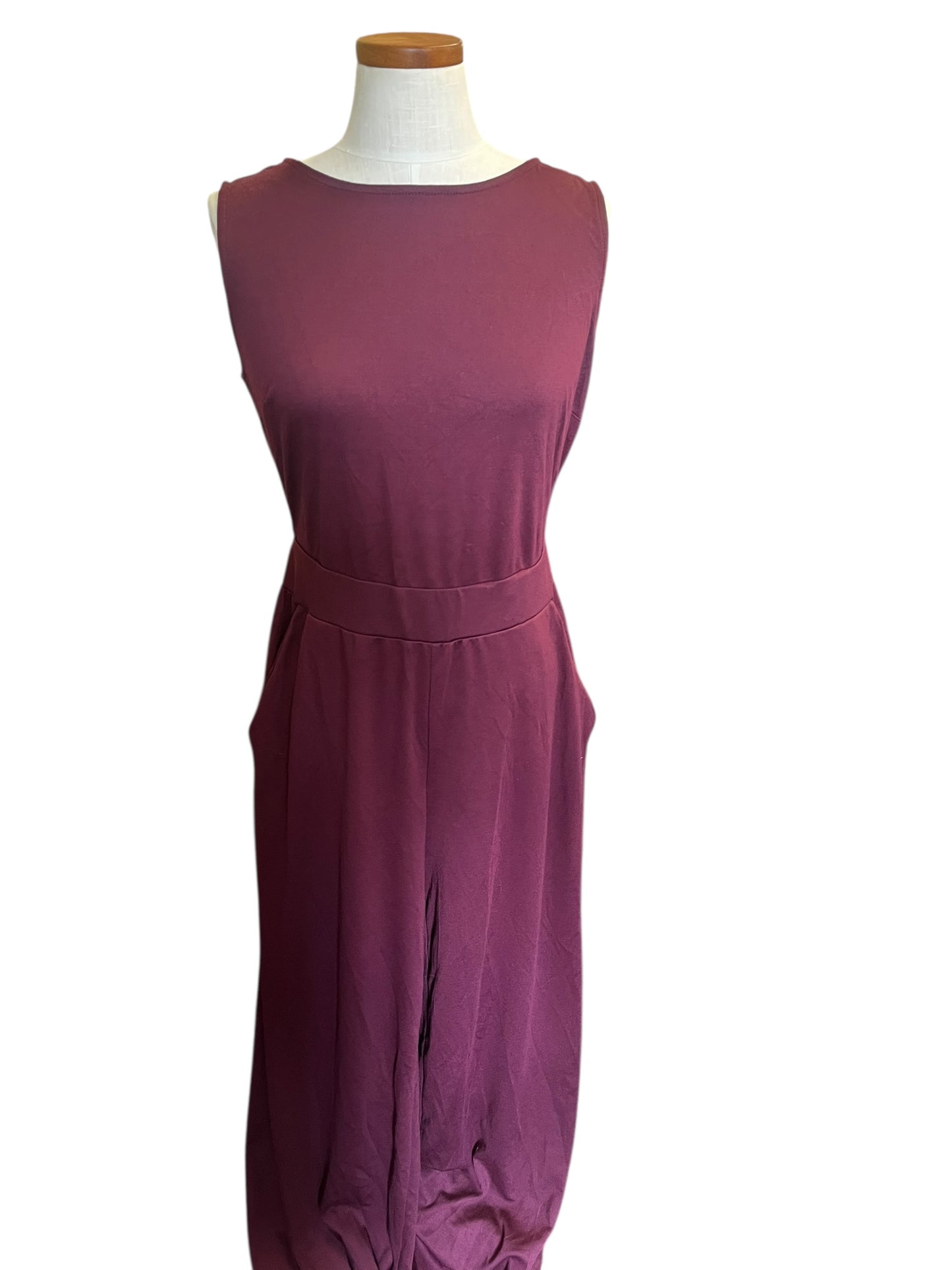 plum New York & Co Jumpsuit, Medium