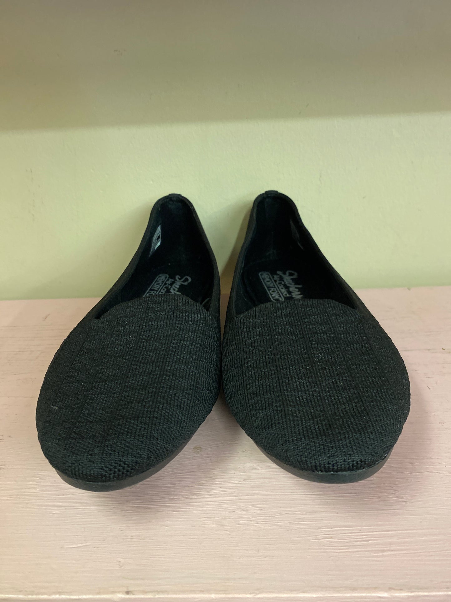 black Skechers Flats, 9.5