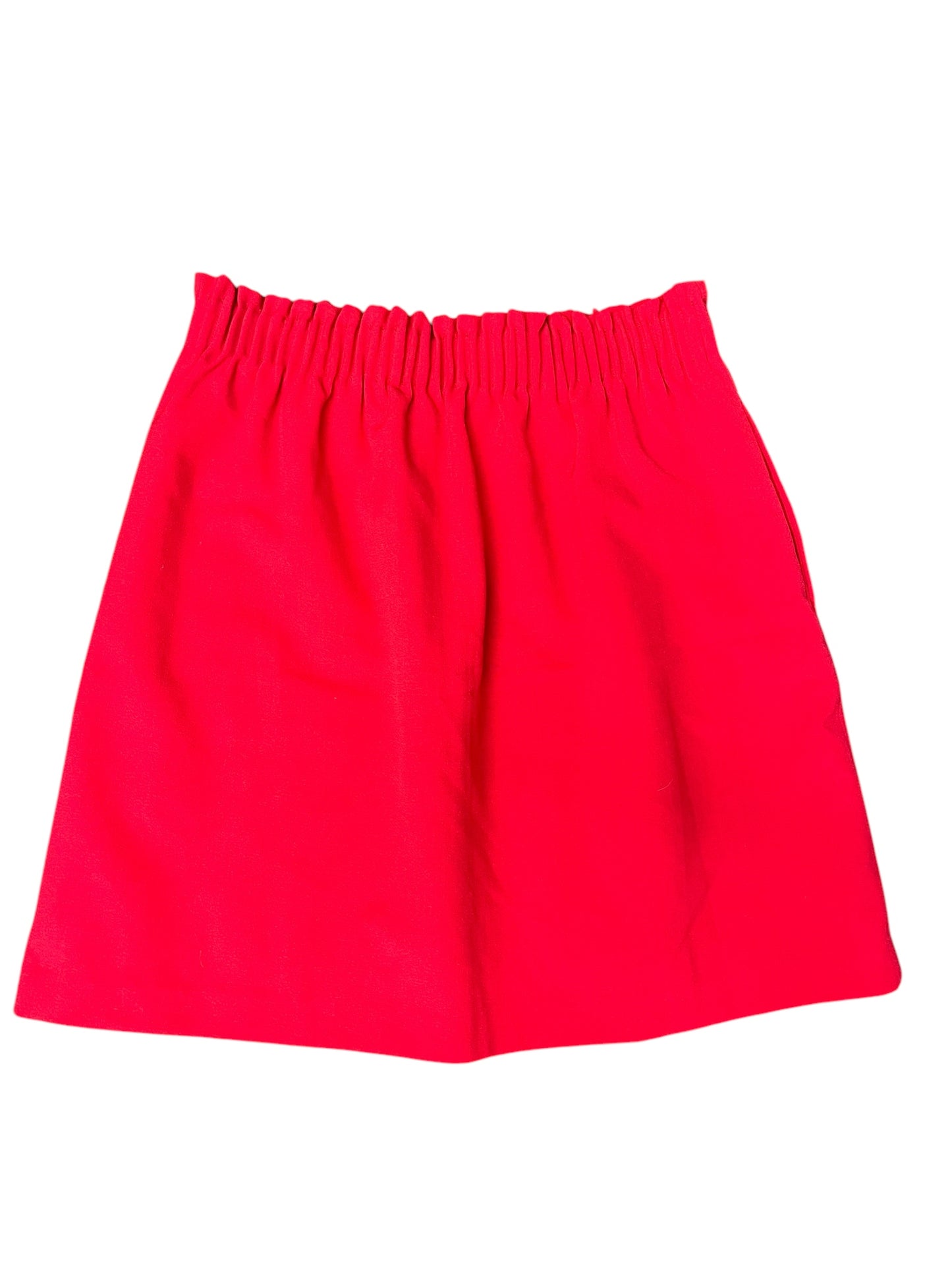 Red J. Crew skirt, 0
