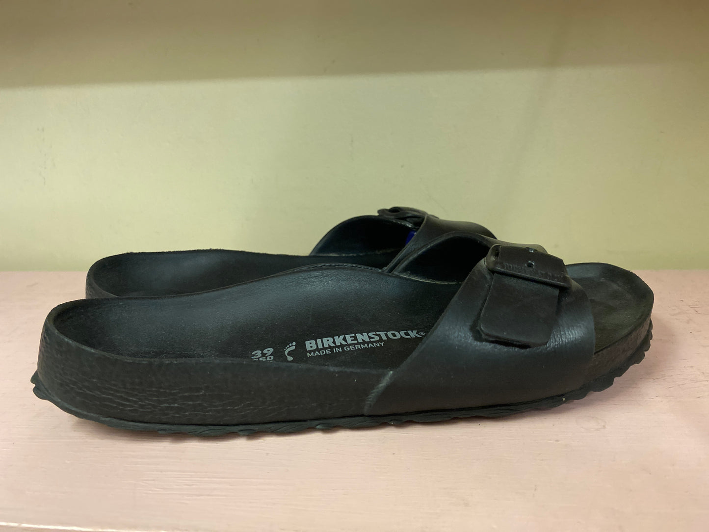 black Birkenstock Designer Shoes, 39