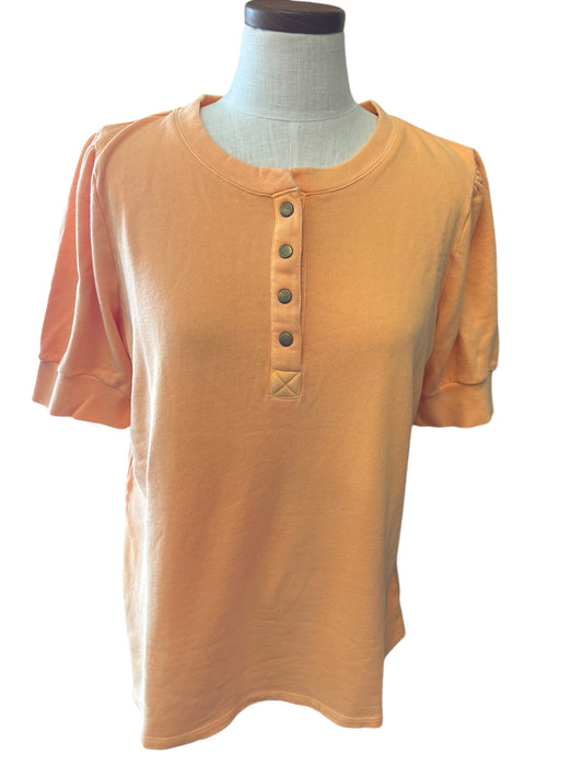 Orange Candace Cameron womens top, small