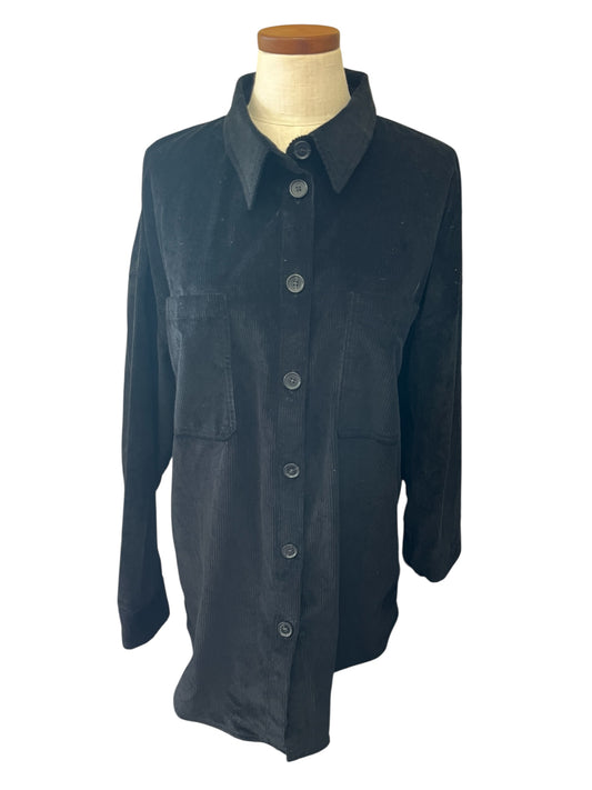 black The Group Babaton designer shirt, large