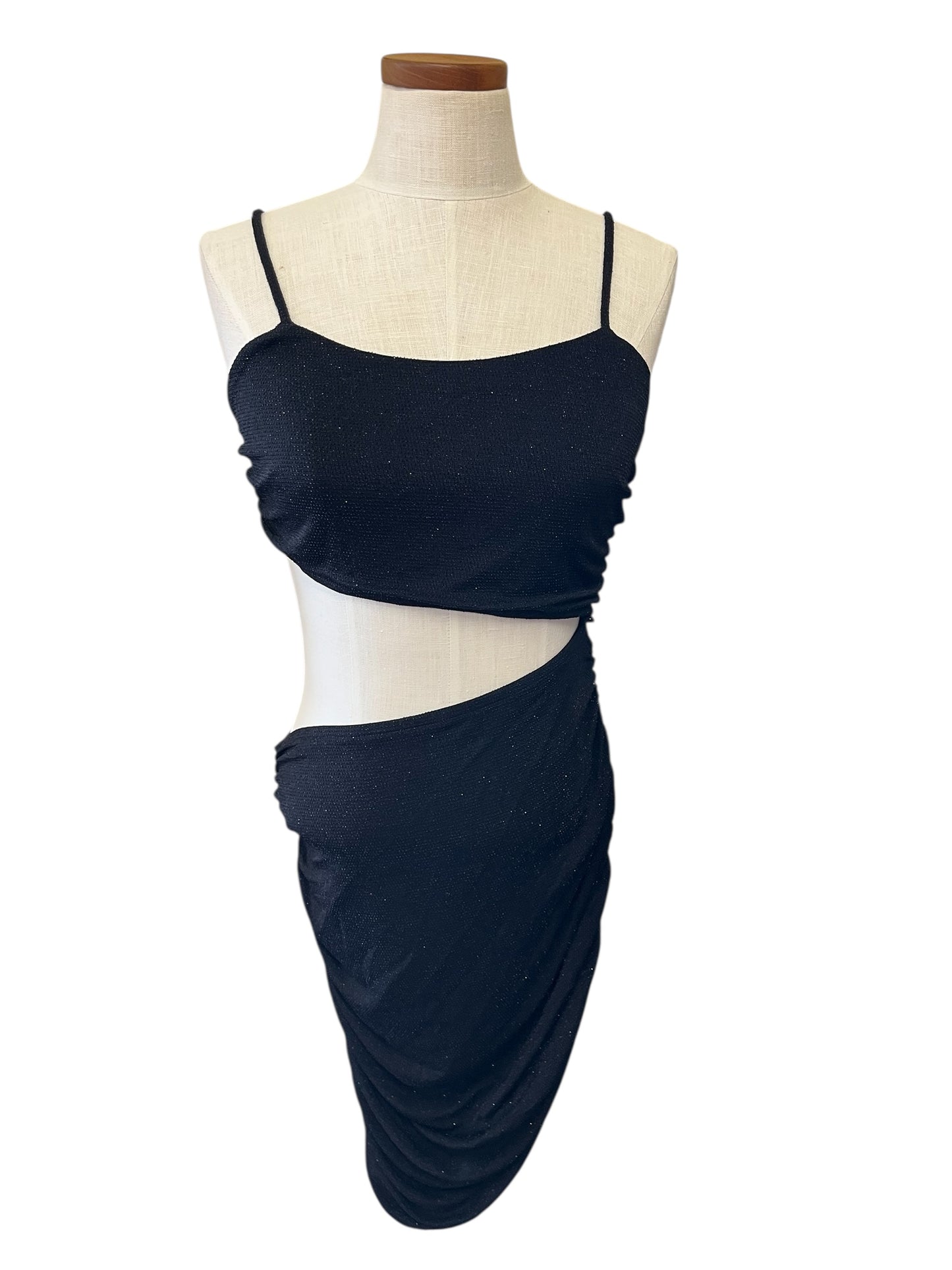 black BP dress, large