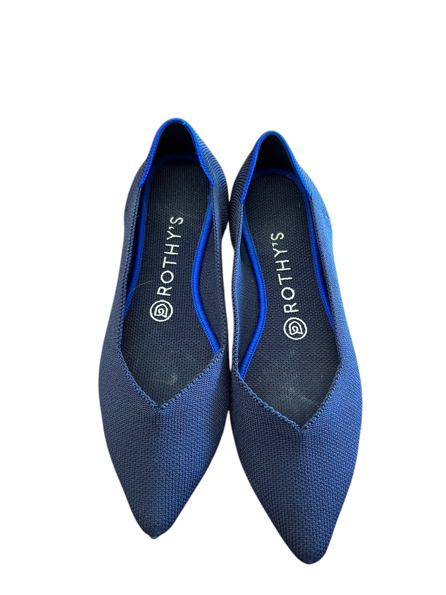 Navy Rothy's Flats, 7.5