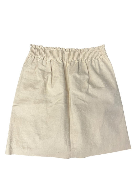Tan J. Crew skirt, 0