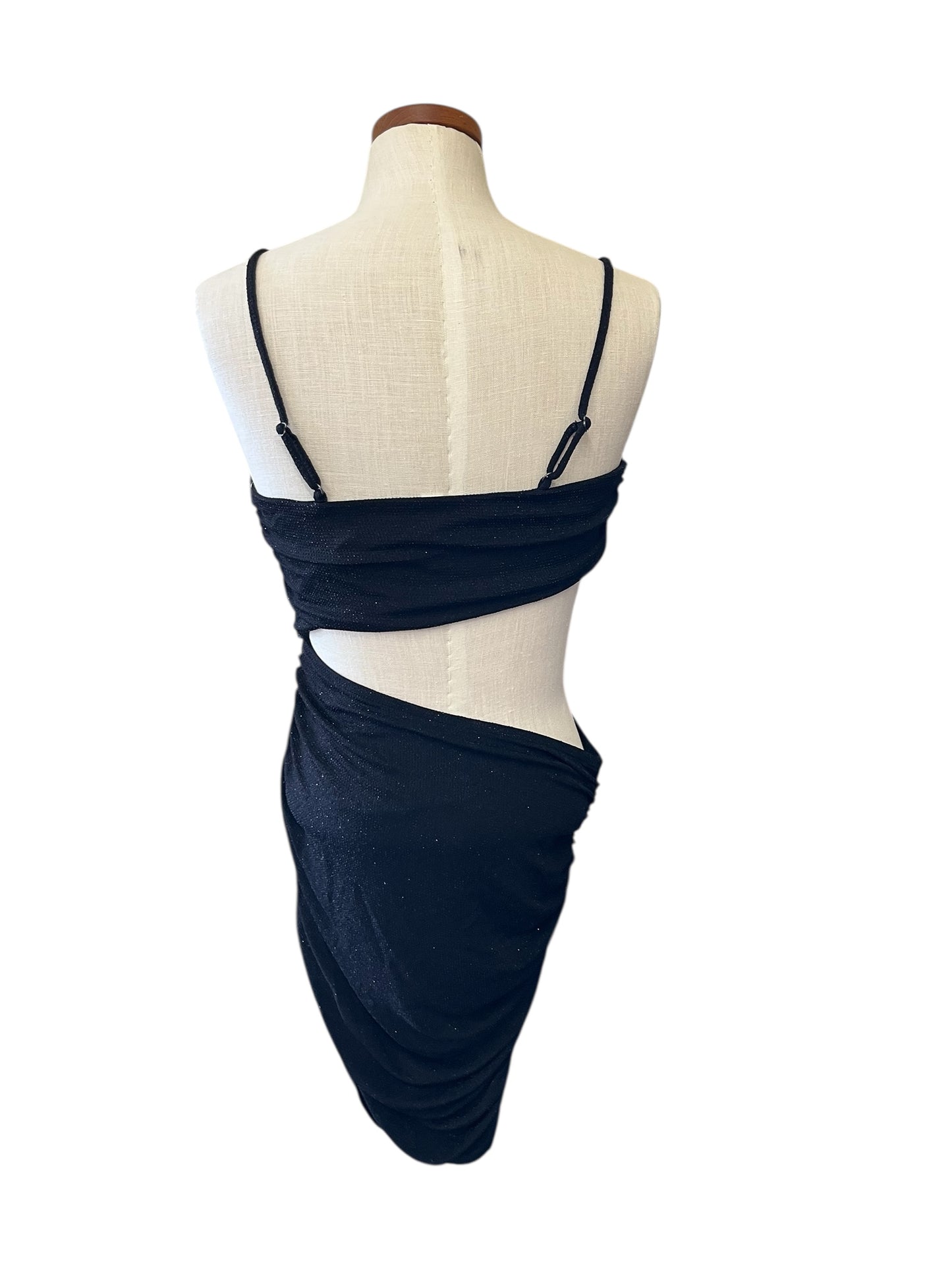 black BP dress, large