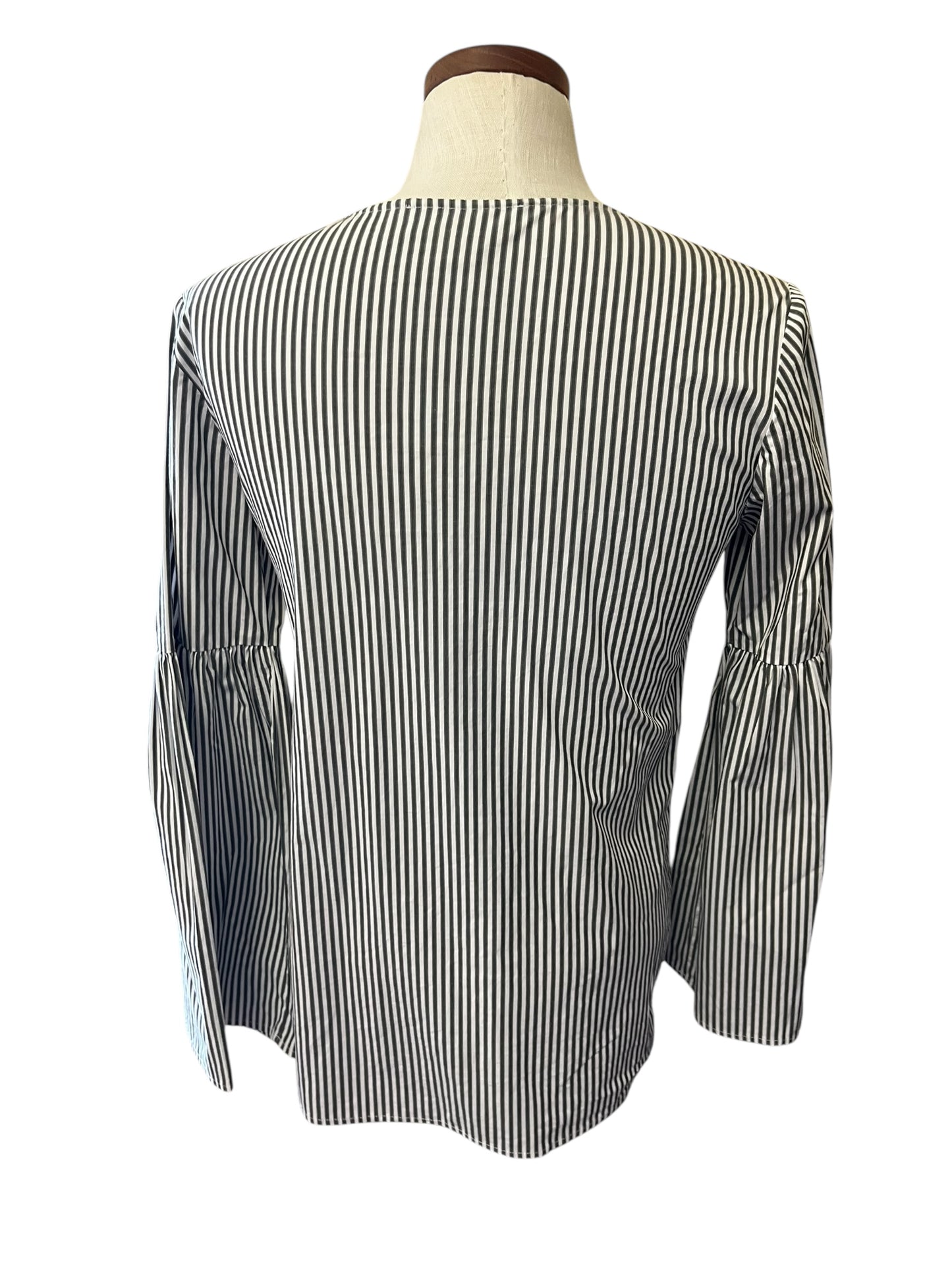 Grey Striped Michael Michael Kors womens top, xs