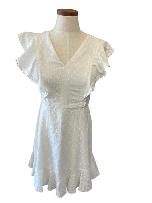 white BCBG dress, small