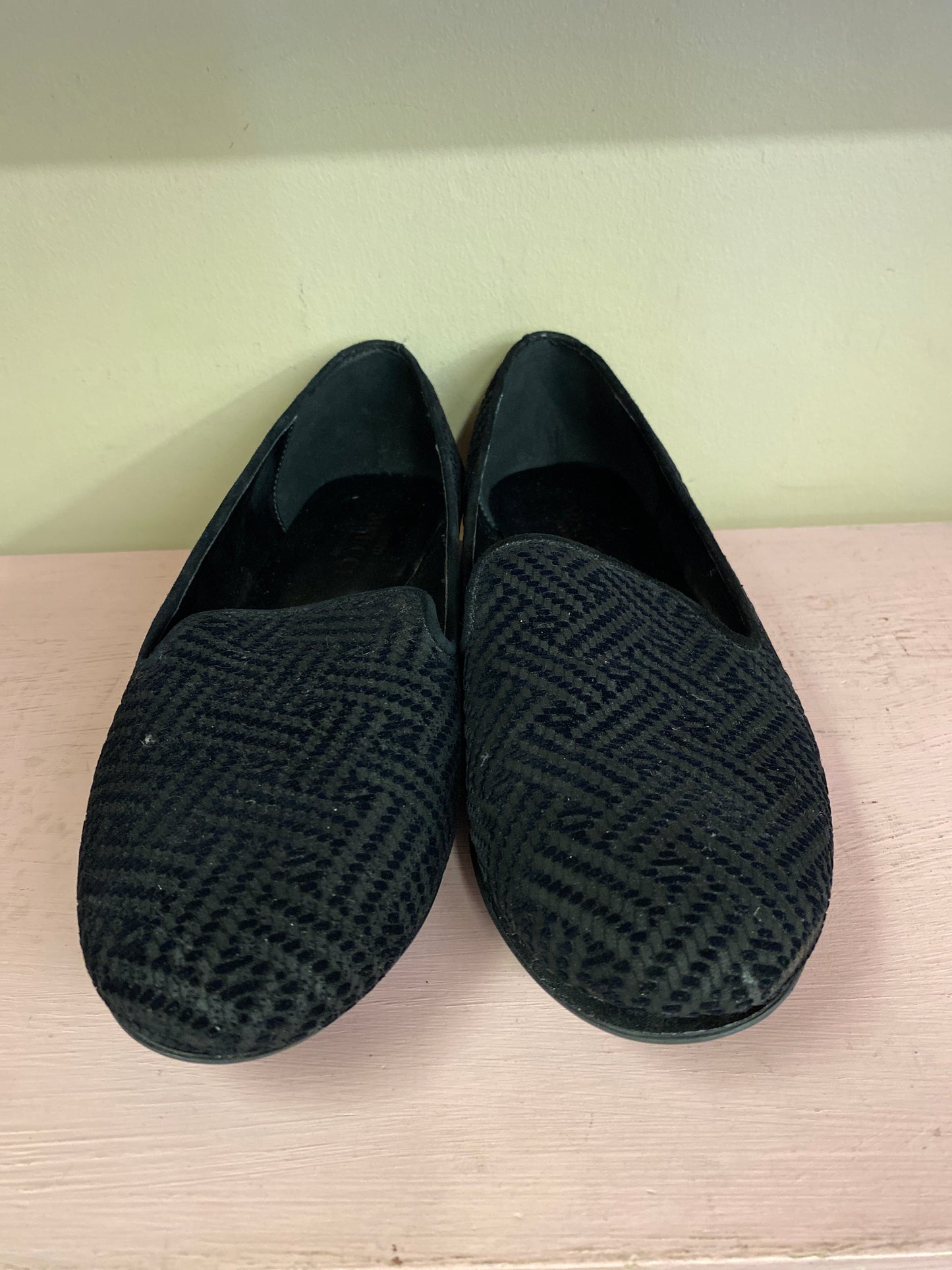 black Sesto Meucci Designer Shoes, 9 1/2