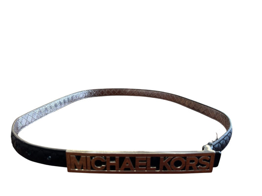 black Michael Kors belt, medium