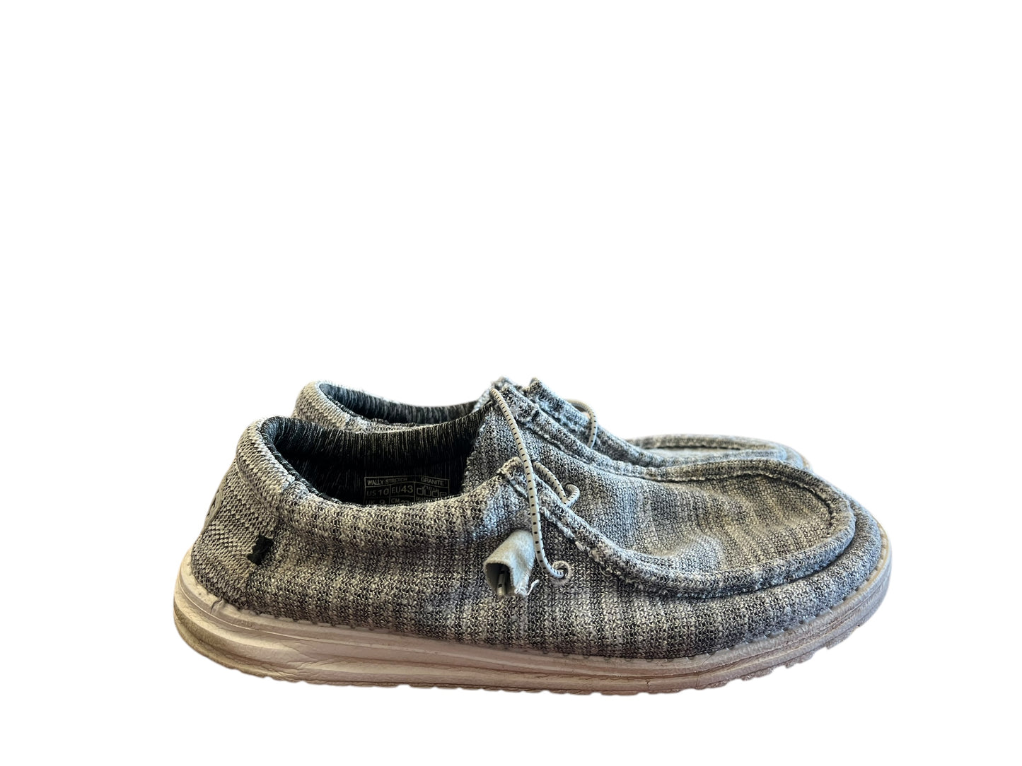Gray Hey Dudes Sneakers, 10
