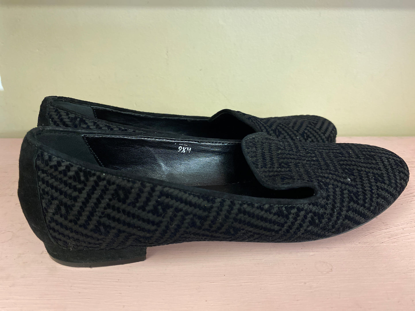 black Sesto Meucci Designer Shoes, 9 1/2