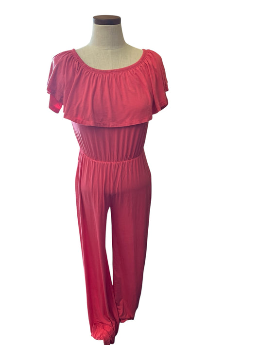 Pink Hemish USA Jumpsuit, small