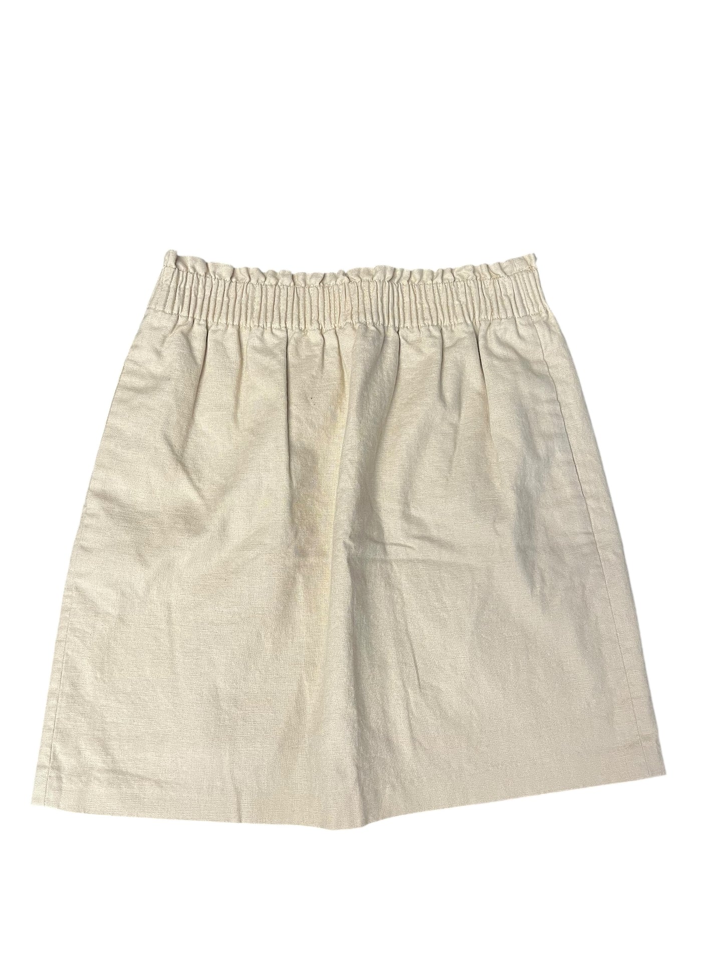 Tan J. Crew skirt, 0