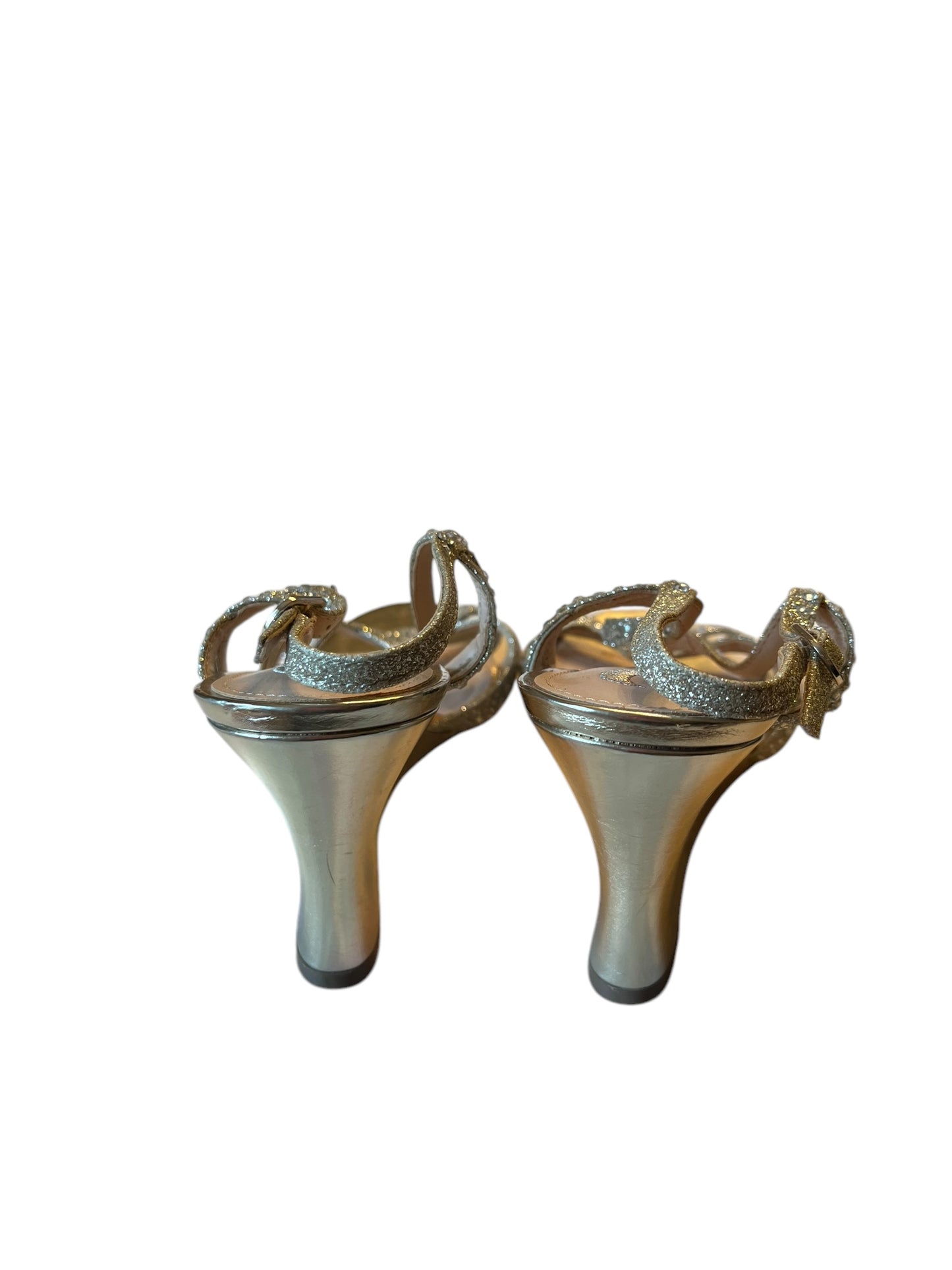 Gold Nina Leonard Heels, 8