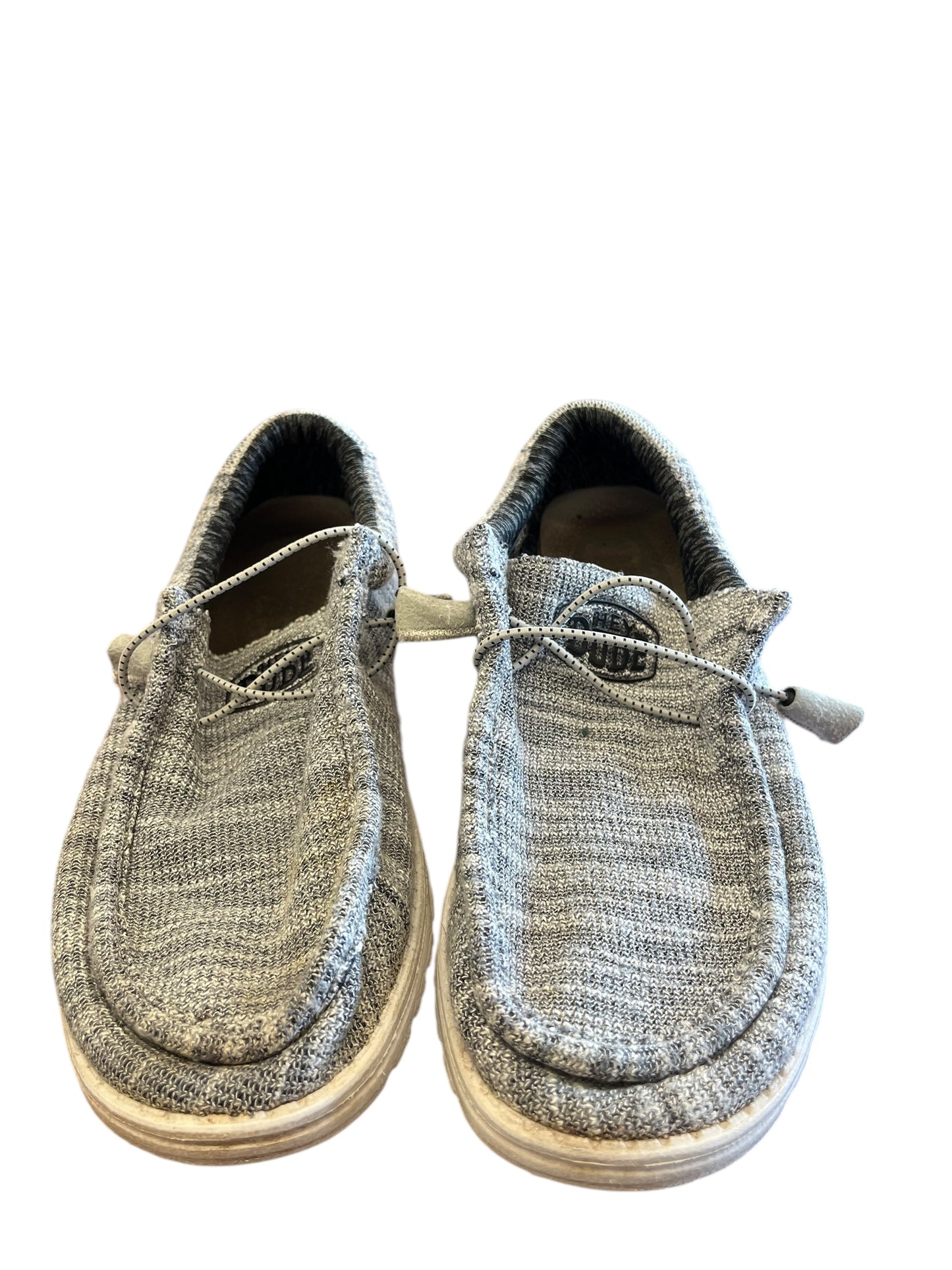 Gray Hey Dudes Sneakers, 10