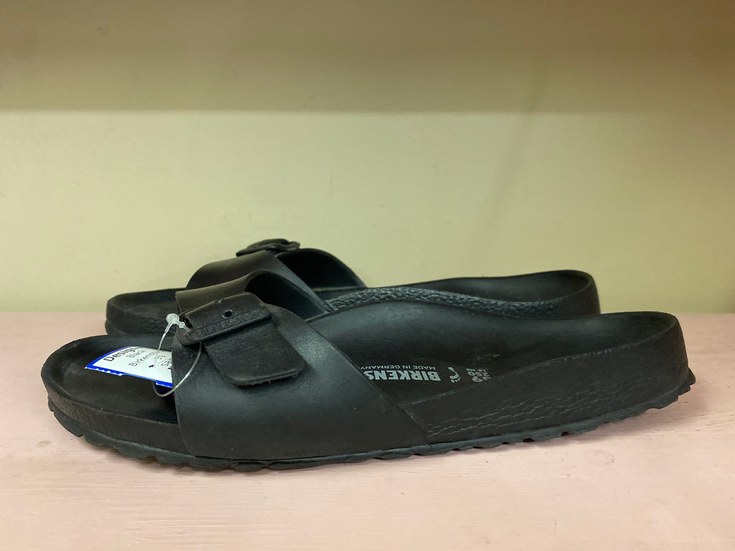 black Birkenstock Designer Shoes, 39