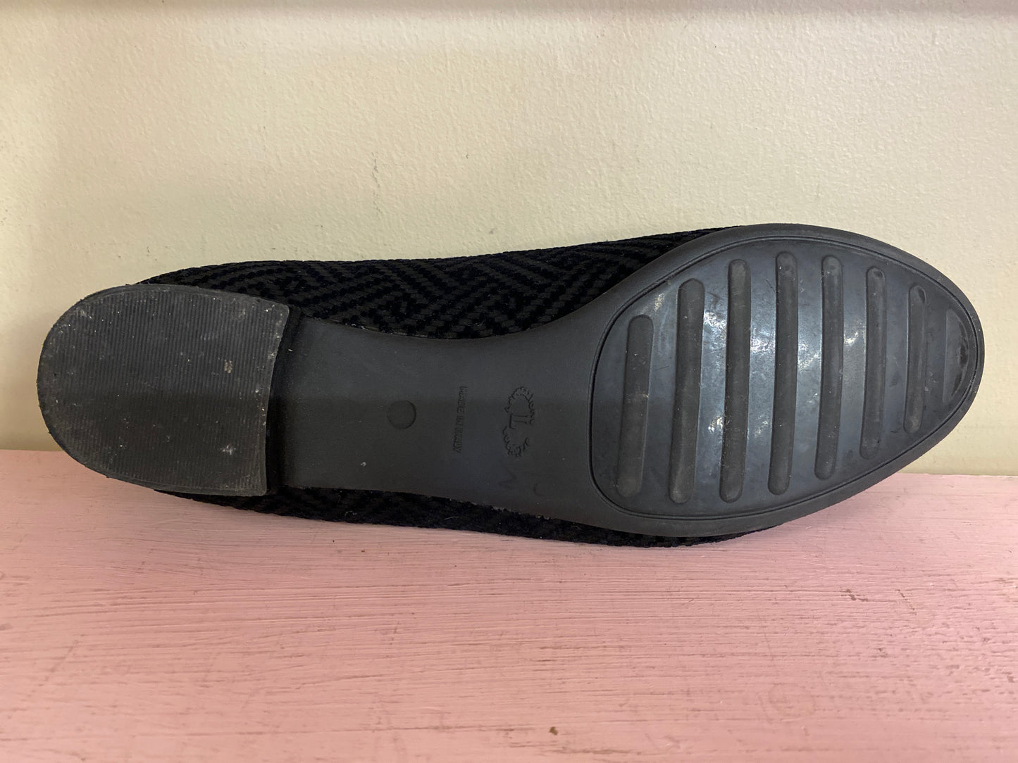 black Sesto Meucci Designer Shoes, 9 1/2