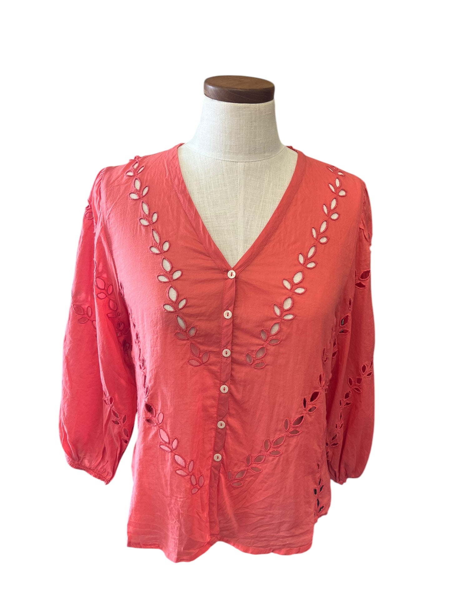 Coral Lucky Brand womens top, xs