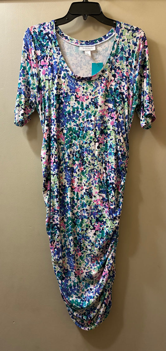 multi Motherhood maternity dress, large