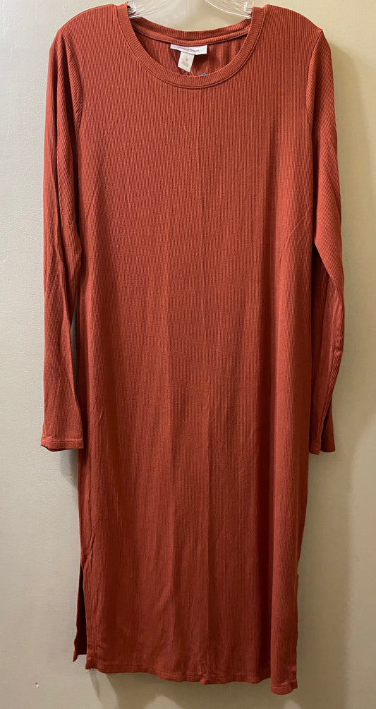 rust Motherhood maternity dress, large