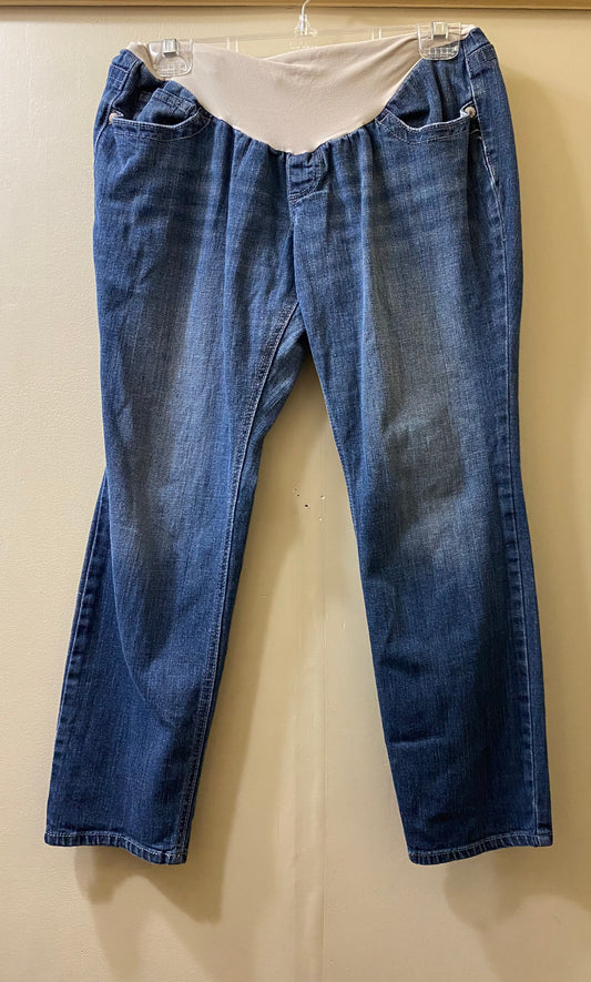 denim Indigo Blue maternity jeans, PL