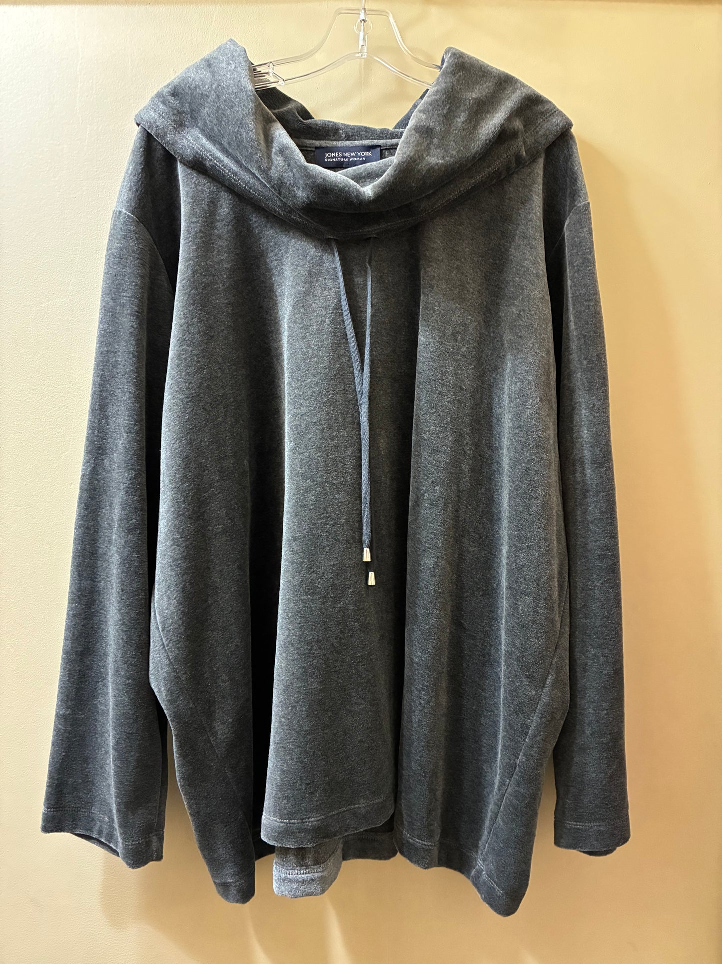 dark gray Jones New York womens top, 3X
