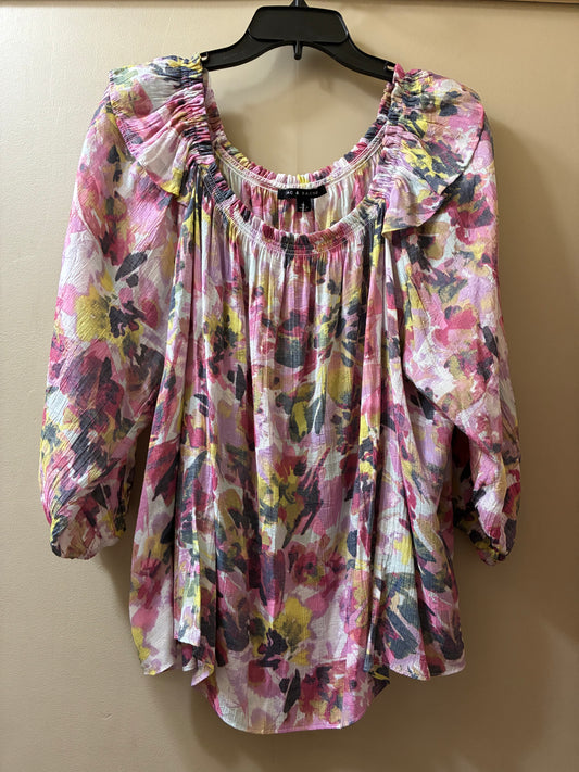 pink, multi Zac & Rachel womens tops, xl