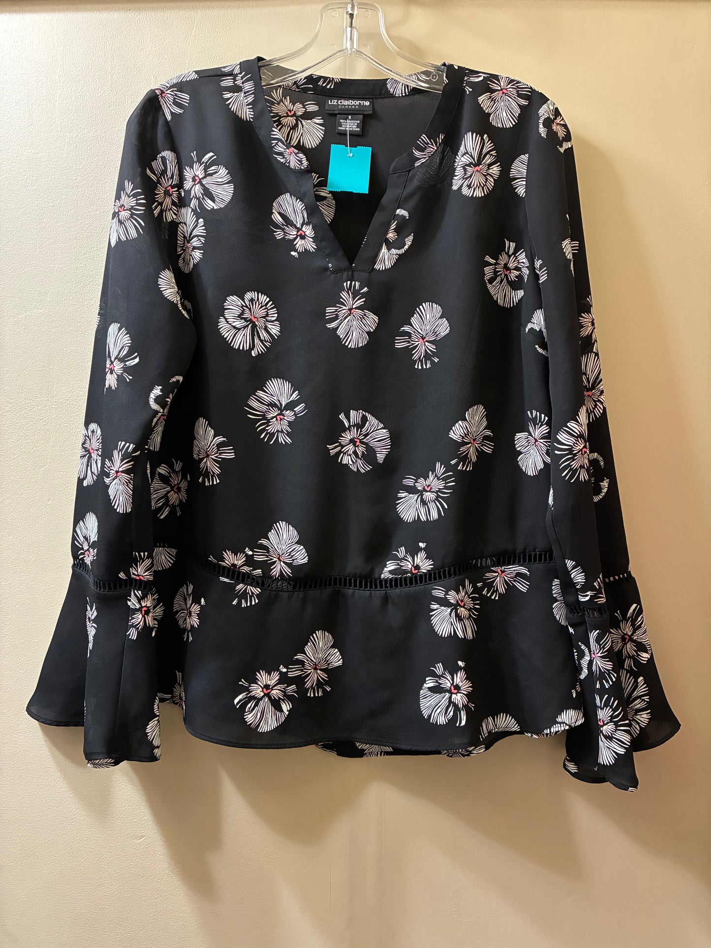 black Liz Claiborne womens top, small