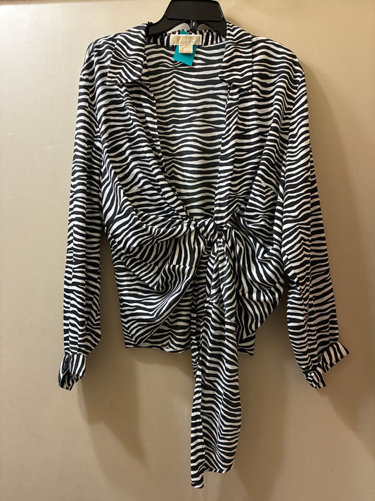 black, white Michael Kors designer shirt, 3XL
