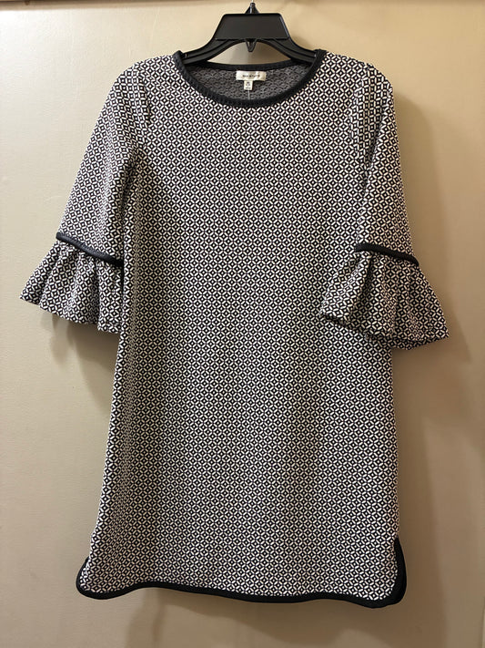 black, cream Max Studio designer dress, xs